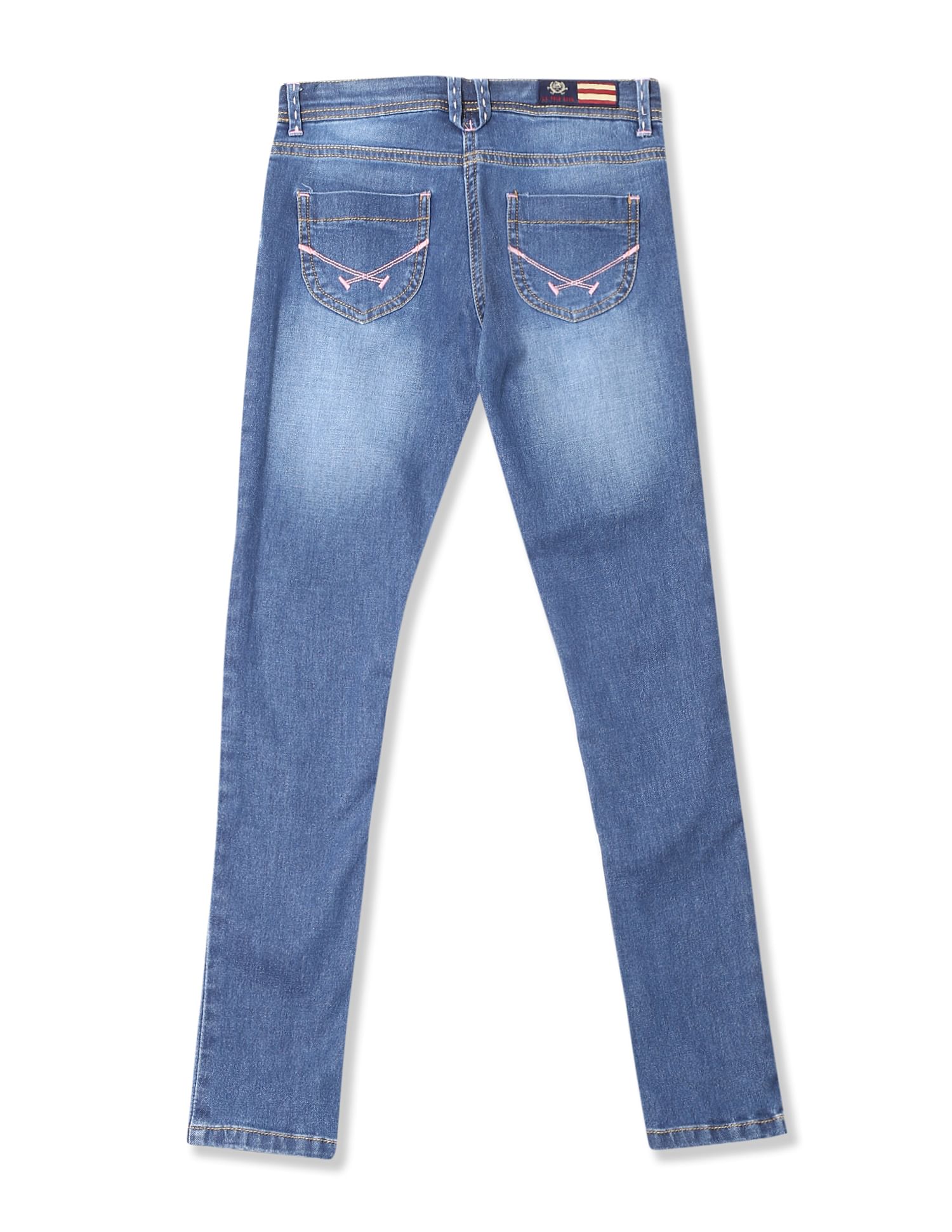 Regular Fit Embellished Jeans Blue - U.S. POLO ASSN. | Large