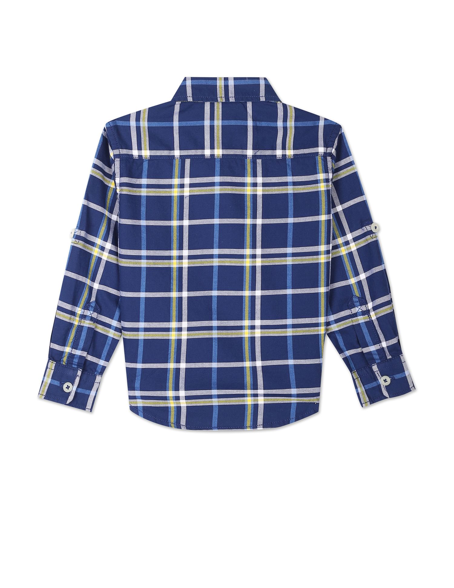 Outdoor Check Dobby Shirt Indigo - U.S. Polo Assn. India | Large