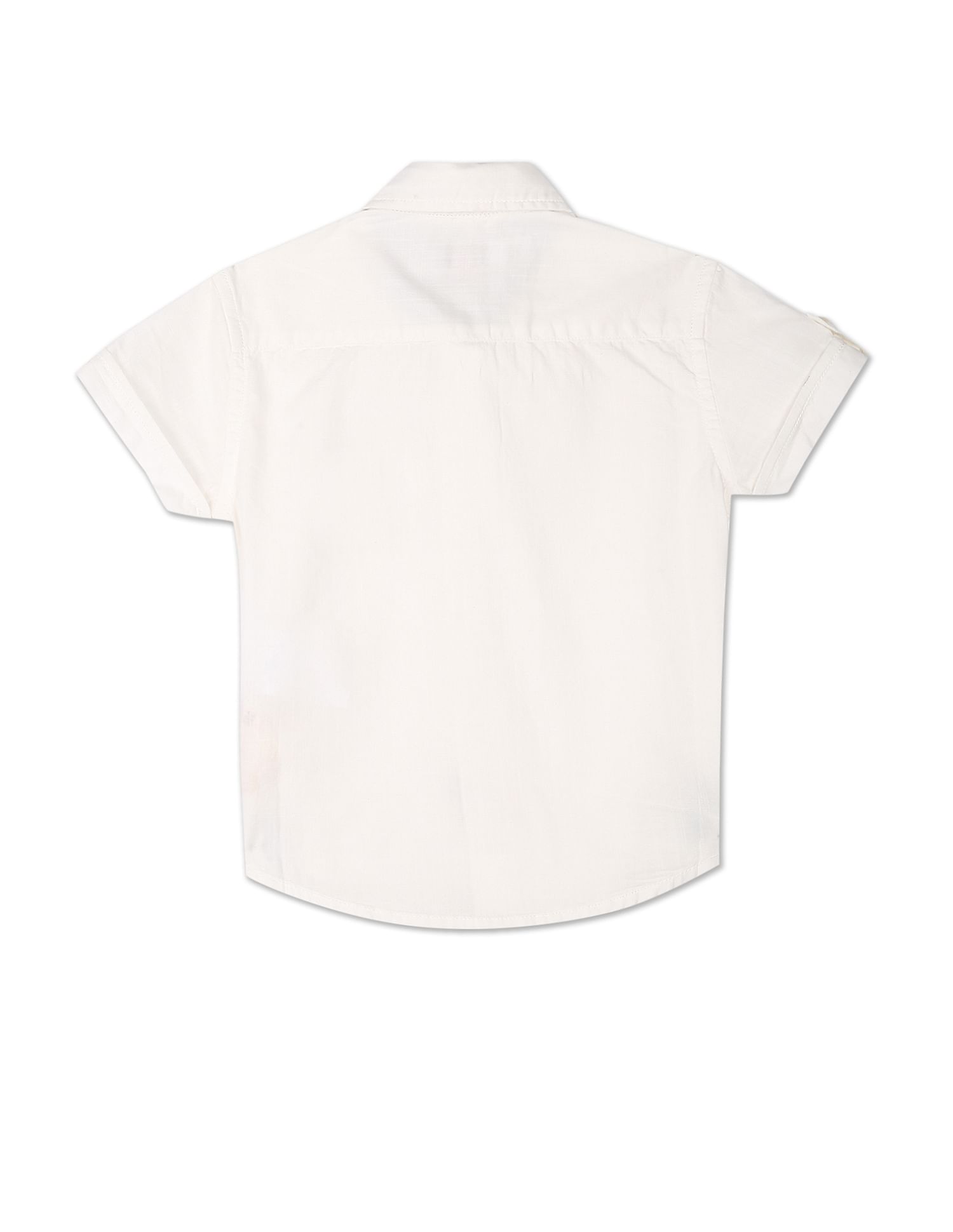 Short Sleeve Solid Shirt White - U.S. POLO ASSN. | Large