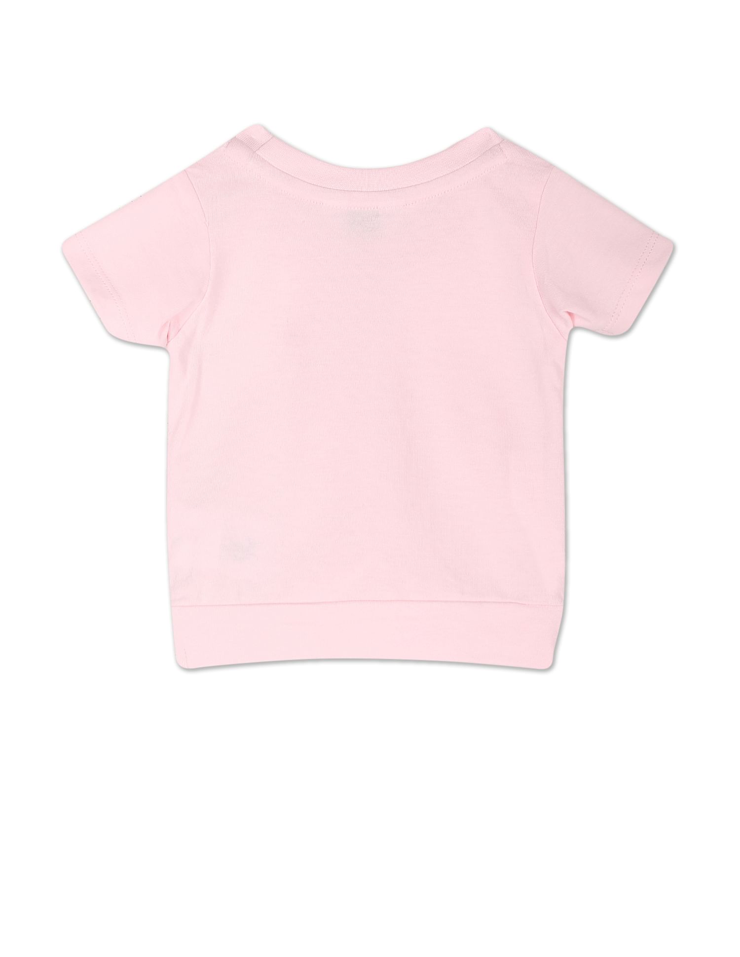 Brand Tape Cotton Coordinate T-Shirt Pink - U.S. POLO ASSN. | Large