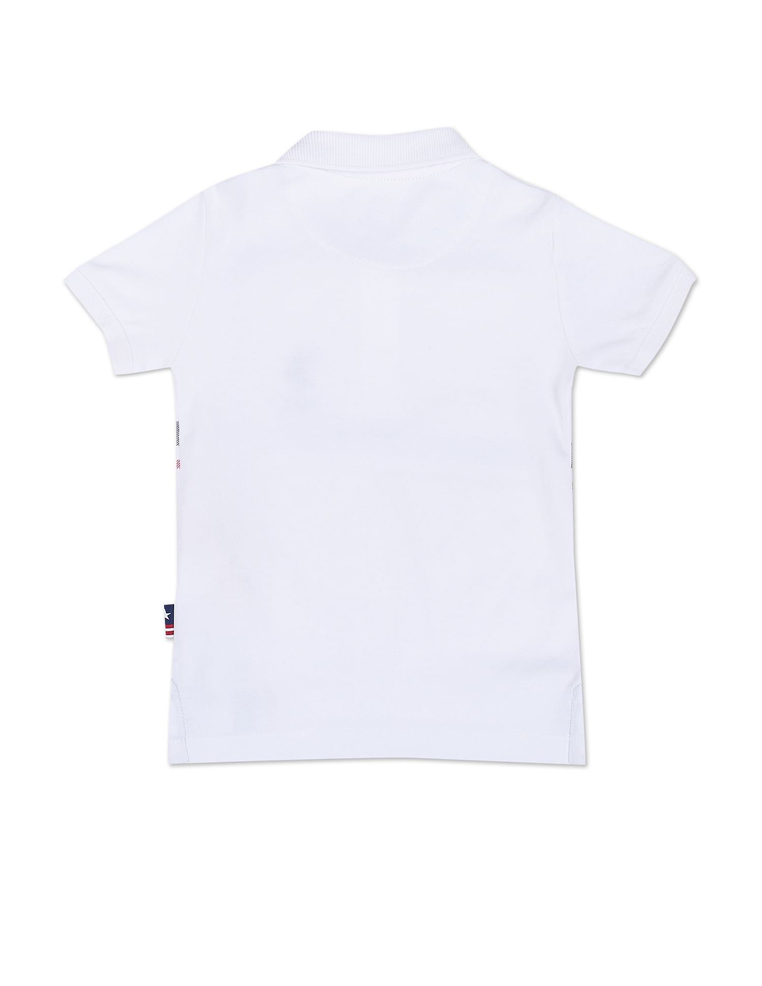 Classic Stripe Cotton Polo Shirt White - U.S. POLO ASSN. | Large