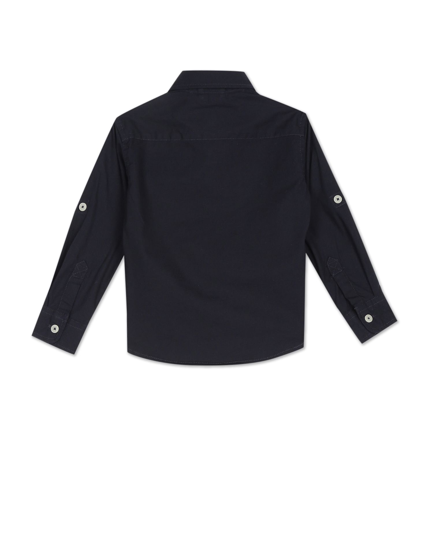 Spread Collar Patch Pocket Shirt Navy - U.S. POLO ASSN. | Large