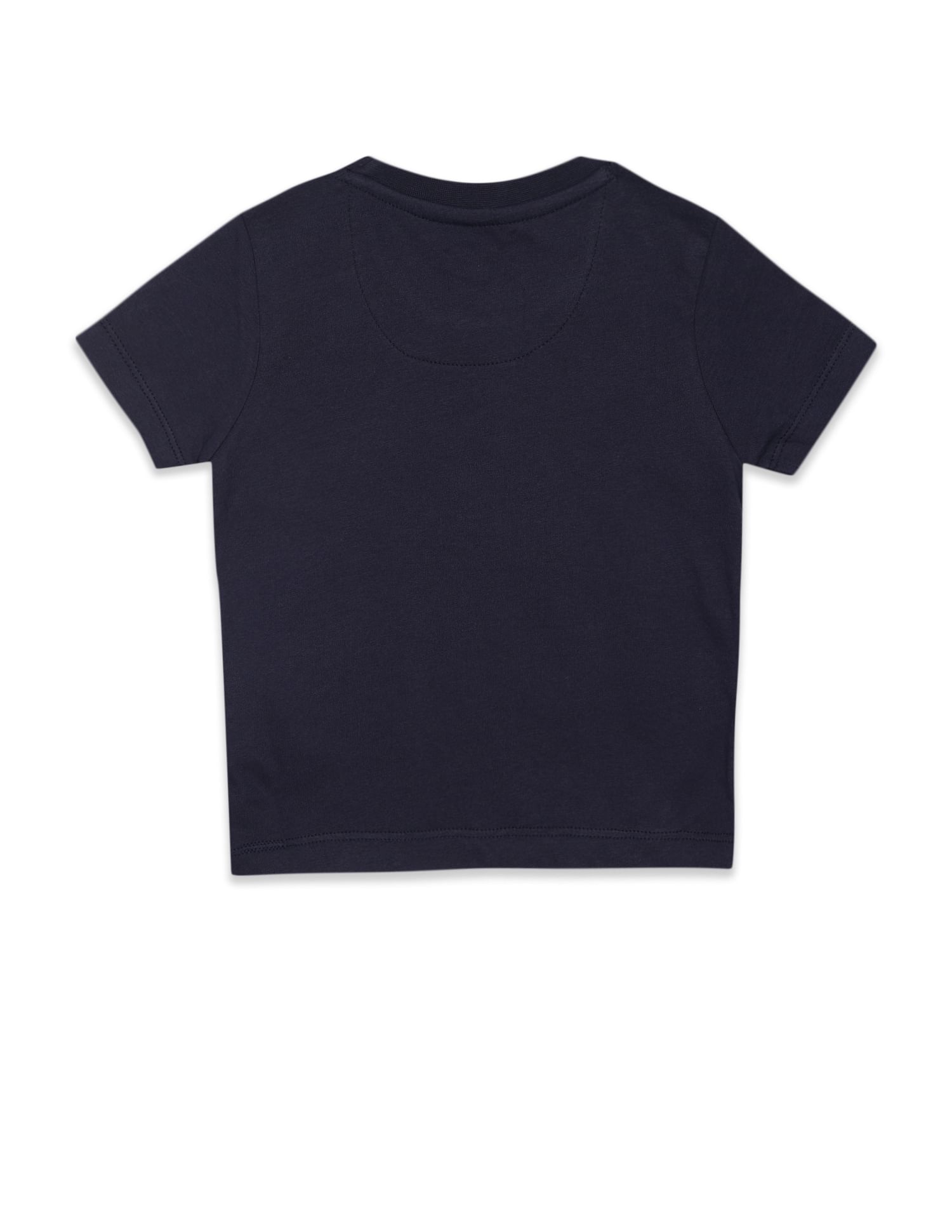 Colour Block Pure Cotton T-Shirt Navy - U.S. POLO ASSN. | Large