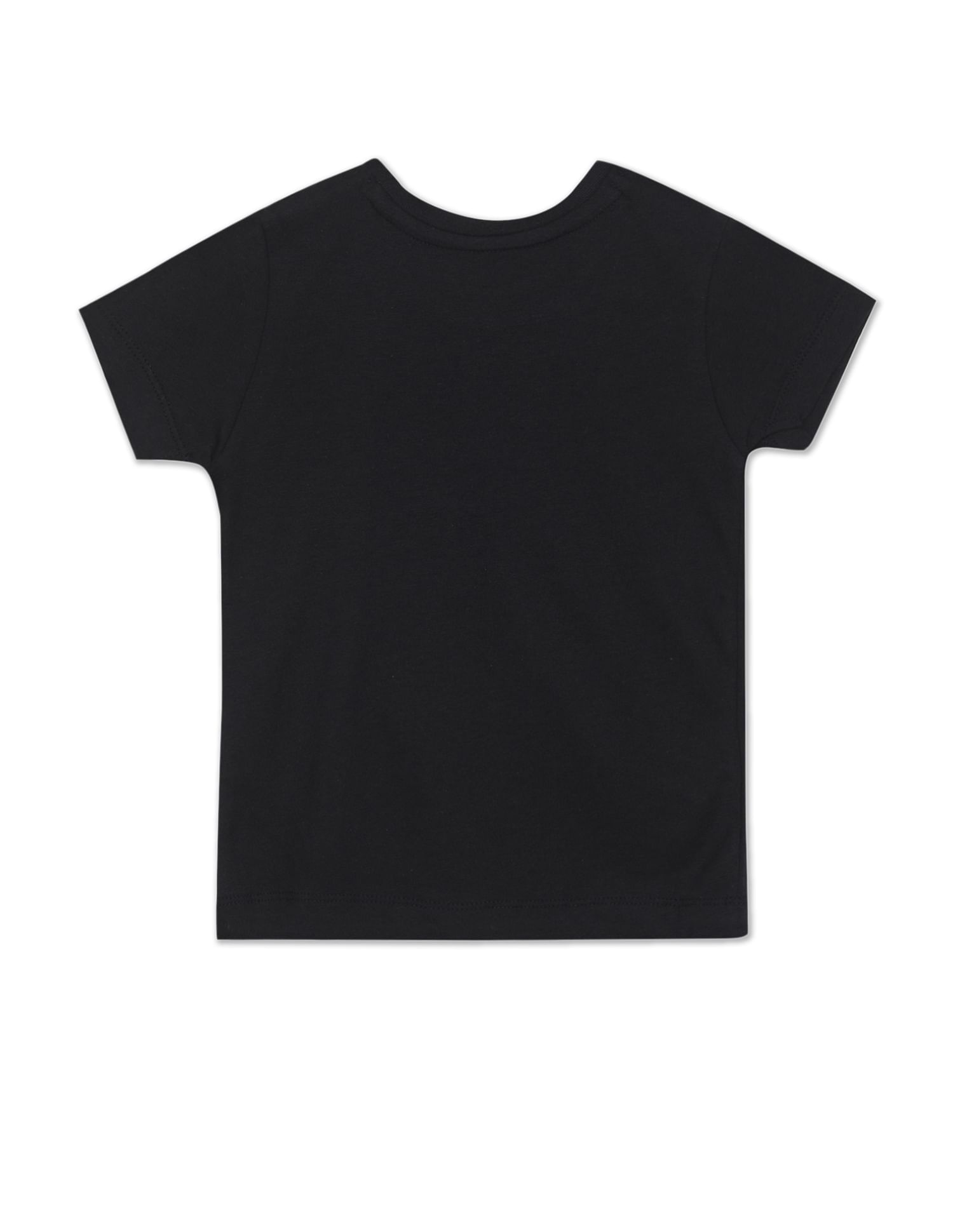 Crew Neck Brand Print T-Shirt Black - U.S. POLO ASSN. | Large