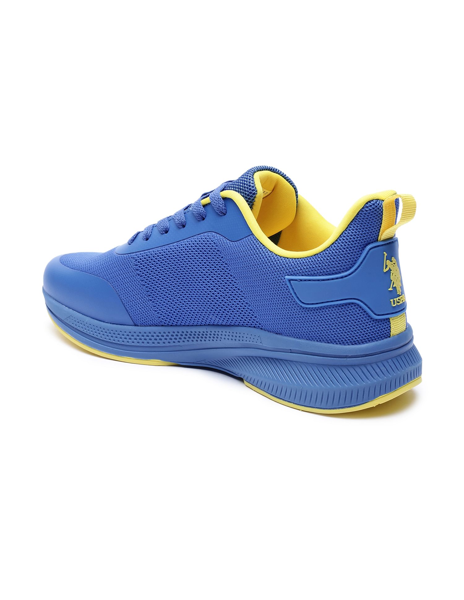 Men Lace Up Mesh Tanole Sneakers Blue - U.S. Polo Assn. India | Large