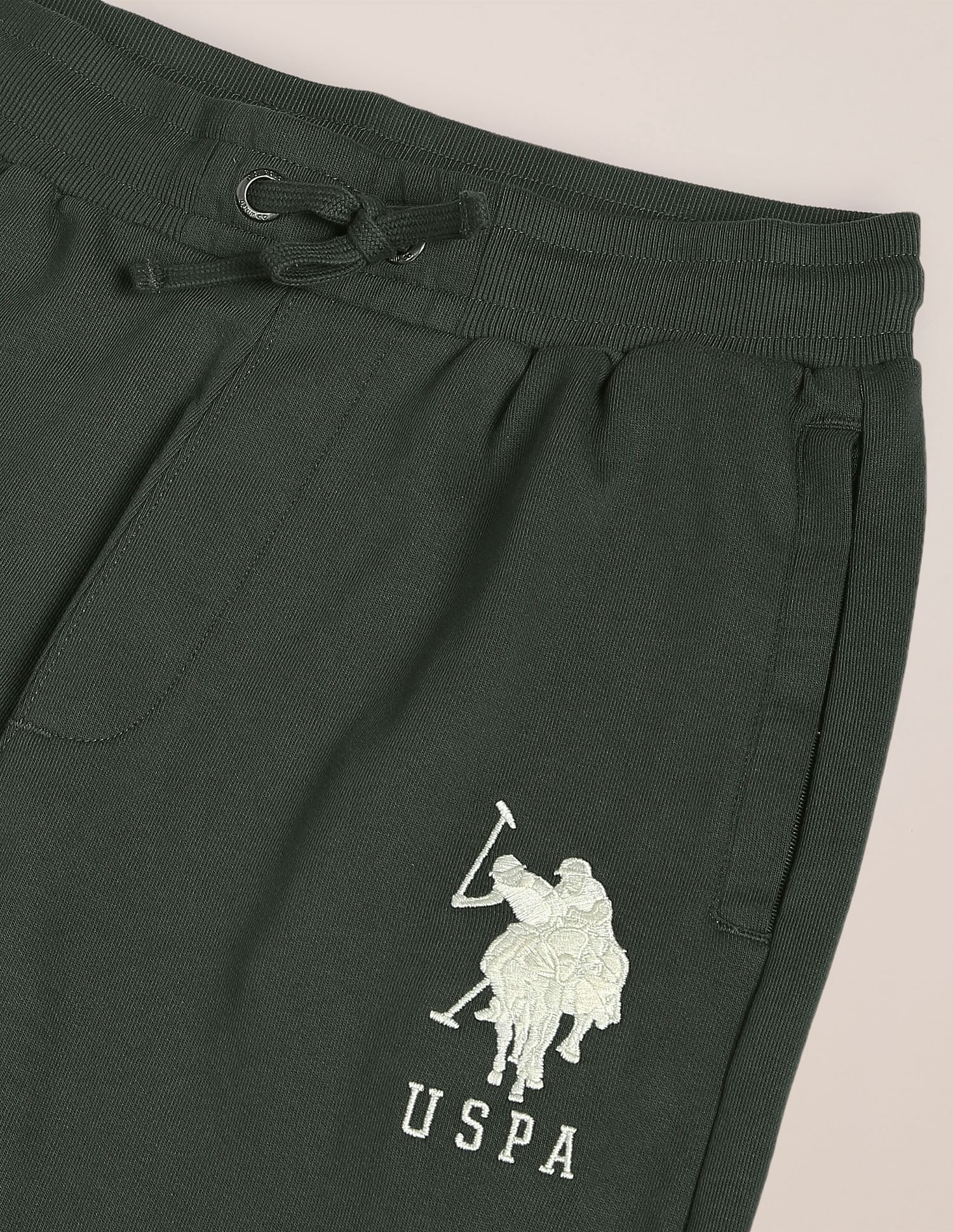 Mid Rise Logo Joggers Olive - U.S. POLO ASSN. | Large