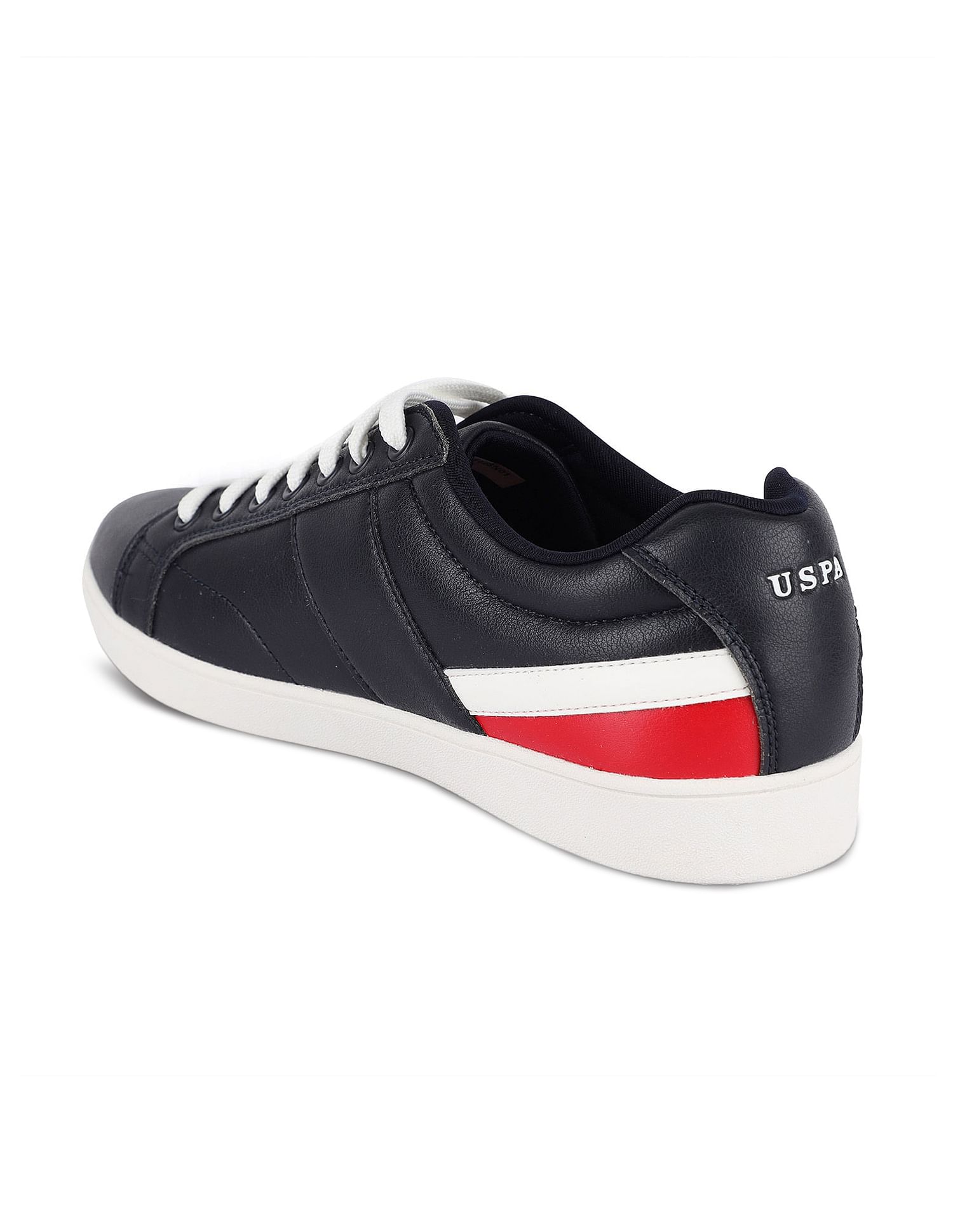 Men Panelled Lace Up Salvin 2.0 Sneakers Navy - U.S. POLO ASSN. | Large