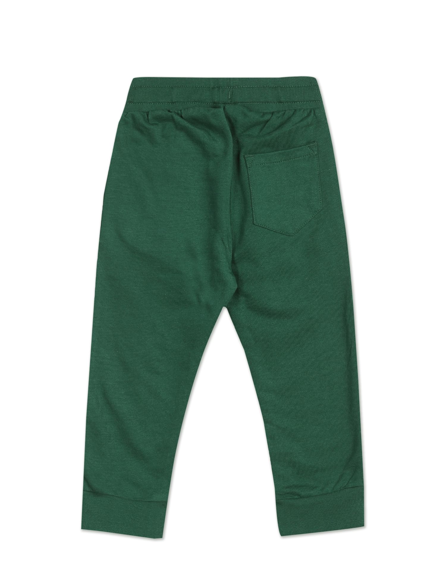 Cotton Brand Print Joggers Dark Green - U.S. POLO ASSN. | Large