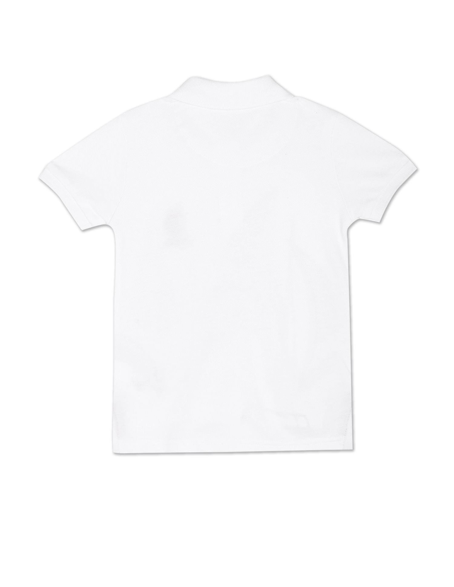 Graphic Print Pique Polo Shirt White - U.S. POLO ASSN. | Large