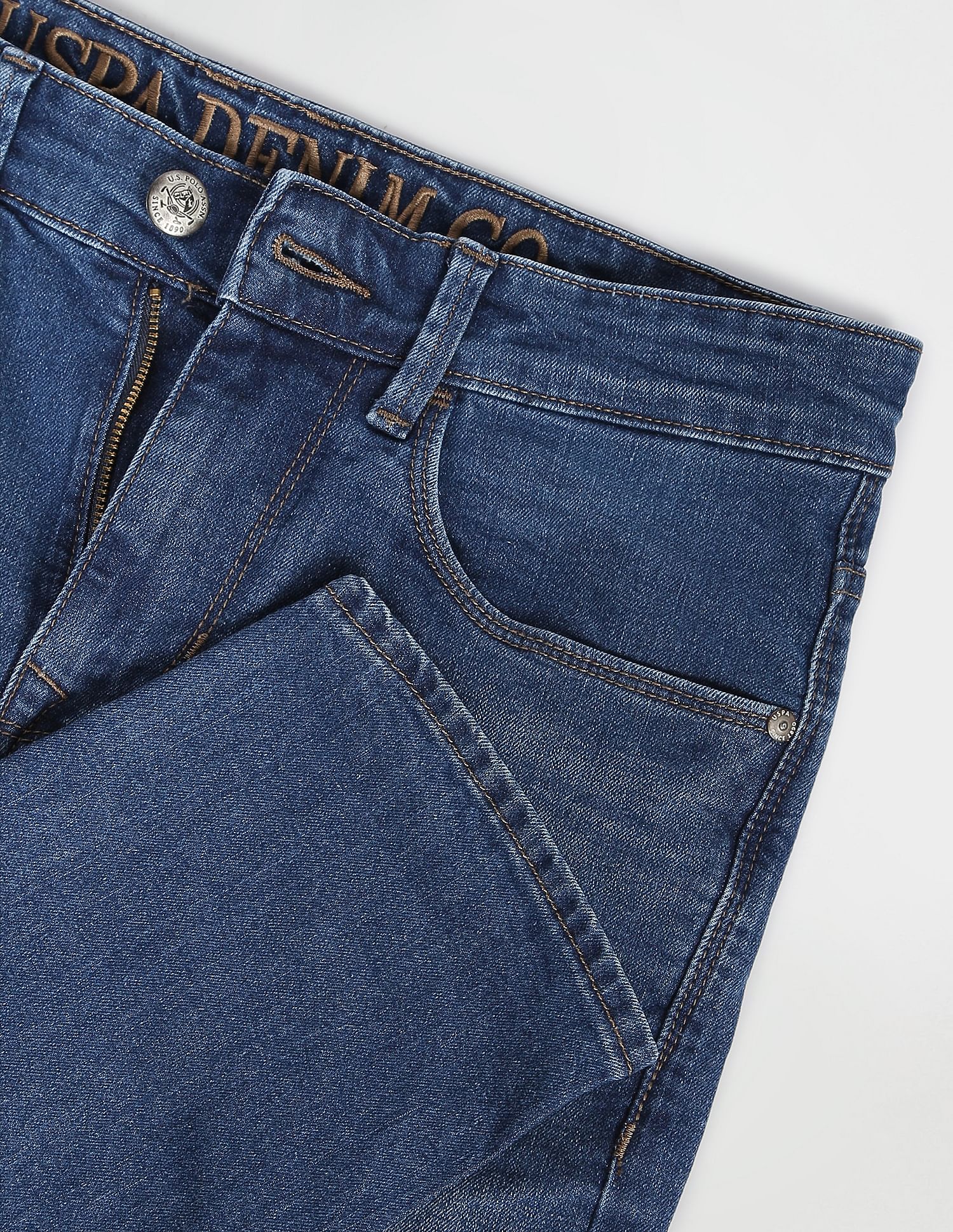 Mid Rise Regallo Skinny Fit Jeans Blue - U.S. POLO ASSN. | Large