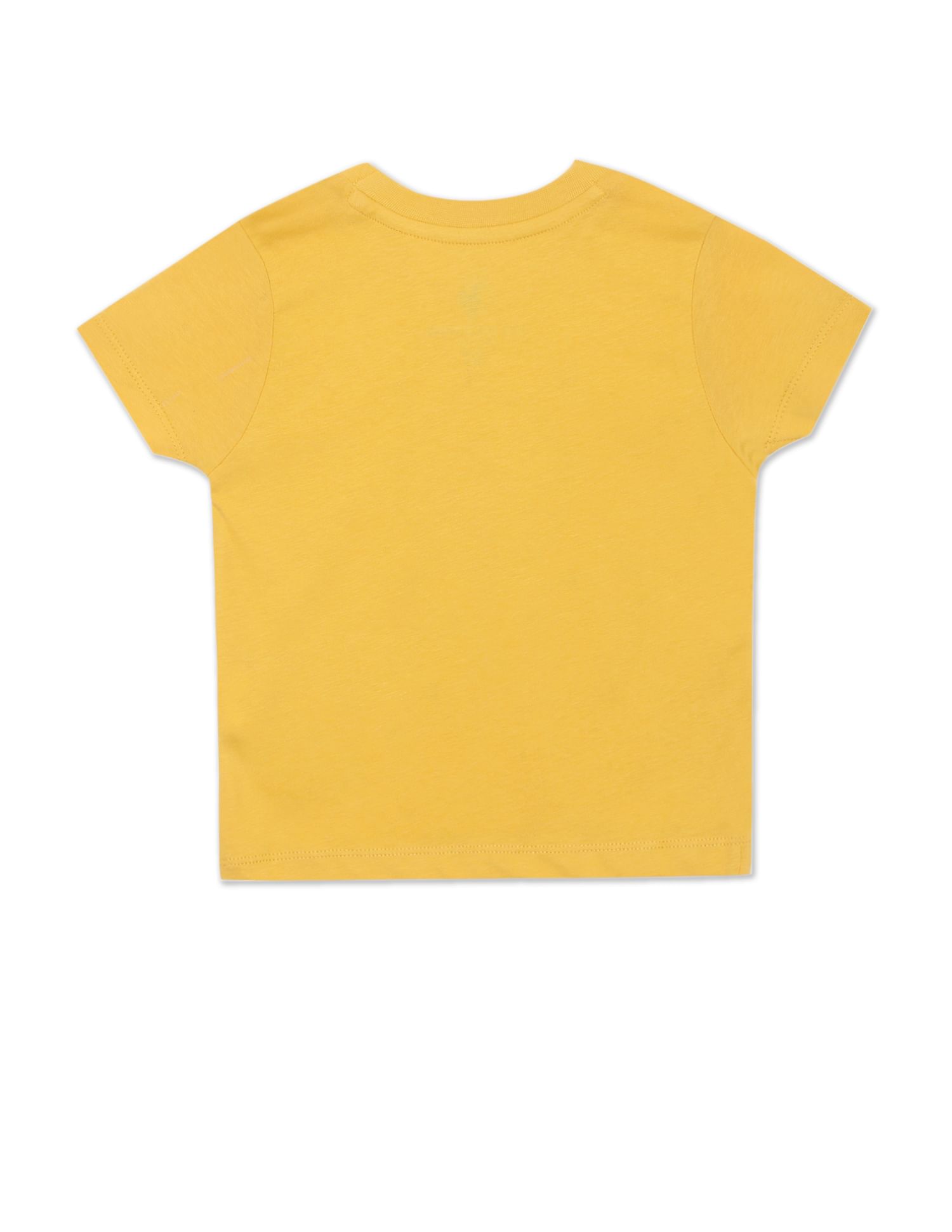 Cotton Brand Print T-Shirt Yellow - U.S. POLO ASSN. | Large