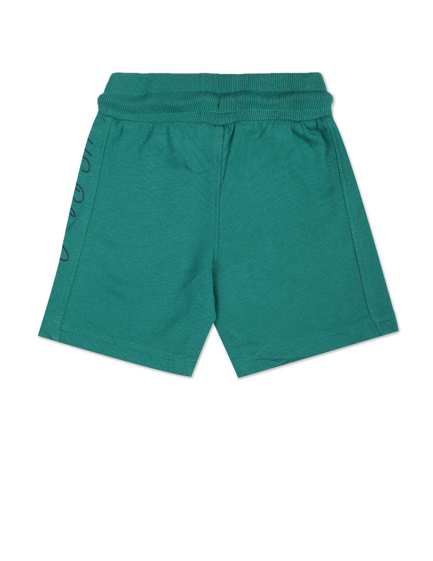 Iconic Solid Shorts Green - U.S. Polo Assn. India | Large