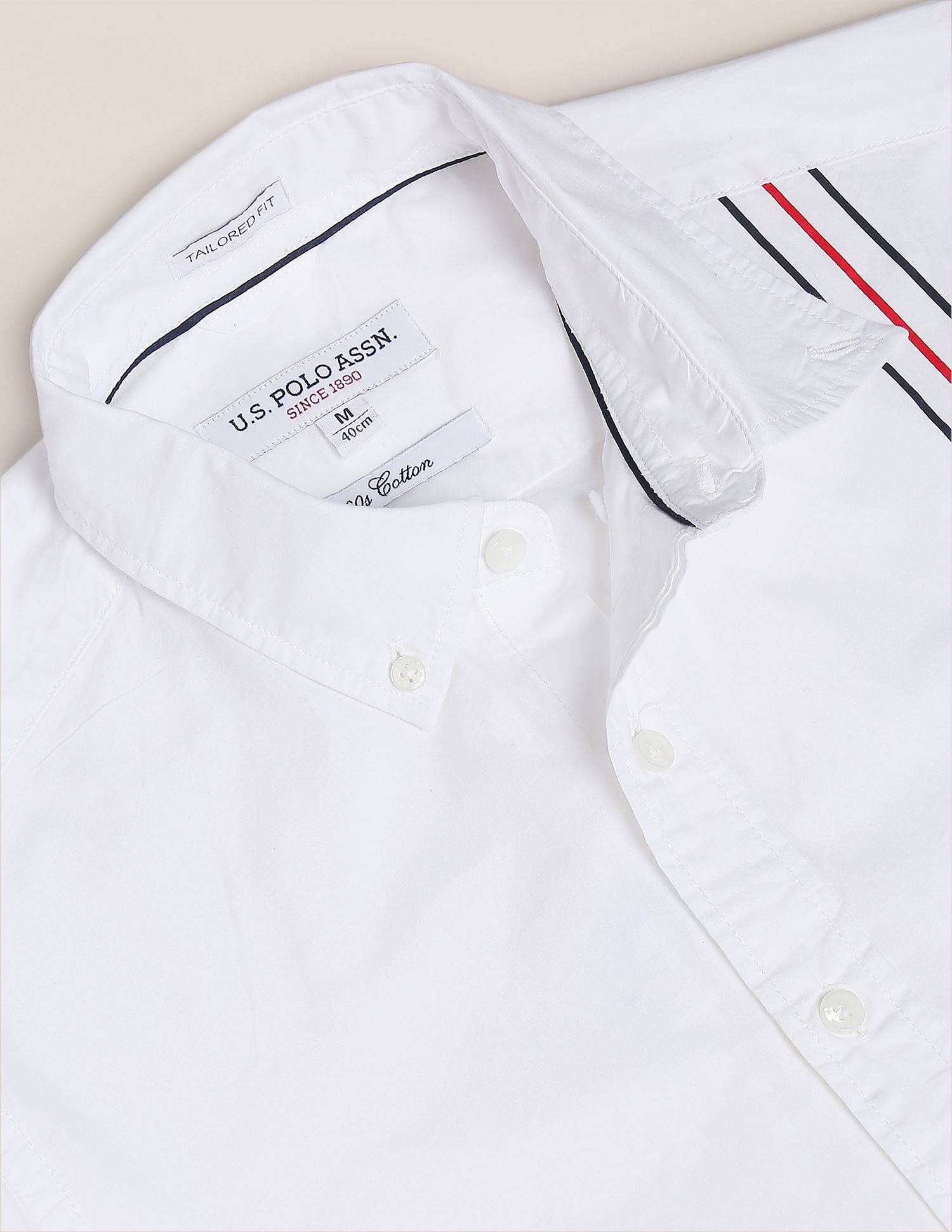 Engineered Stripe Cotton Shirt – U.S. Polo Assn. India