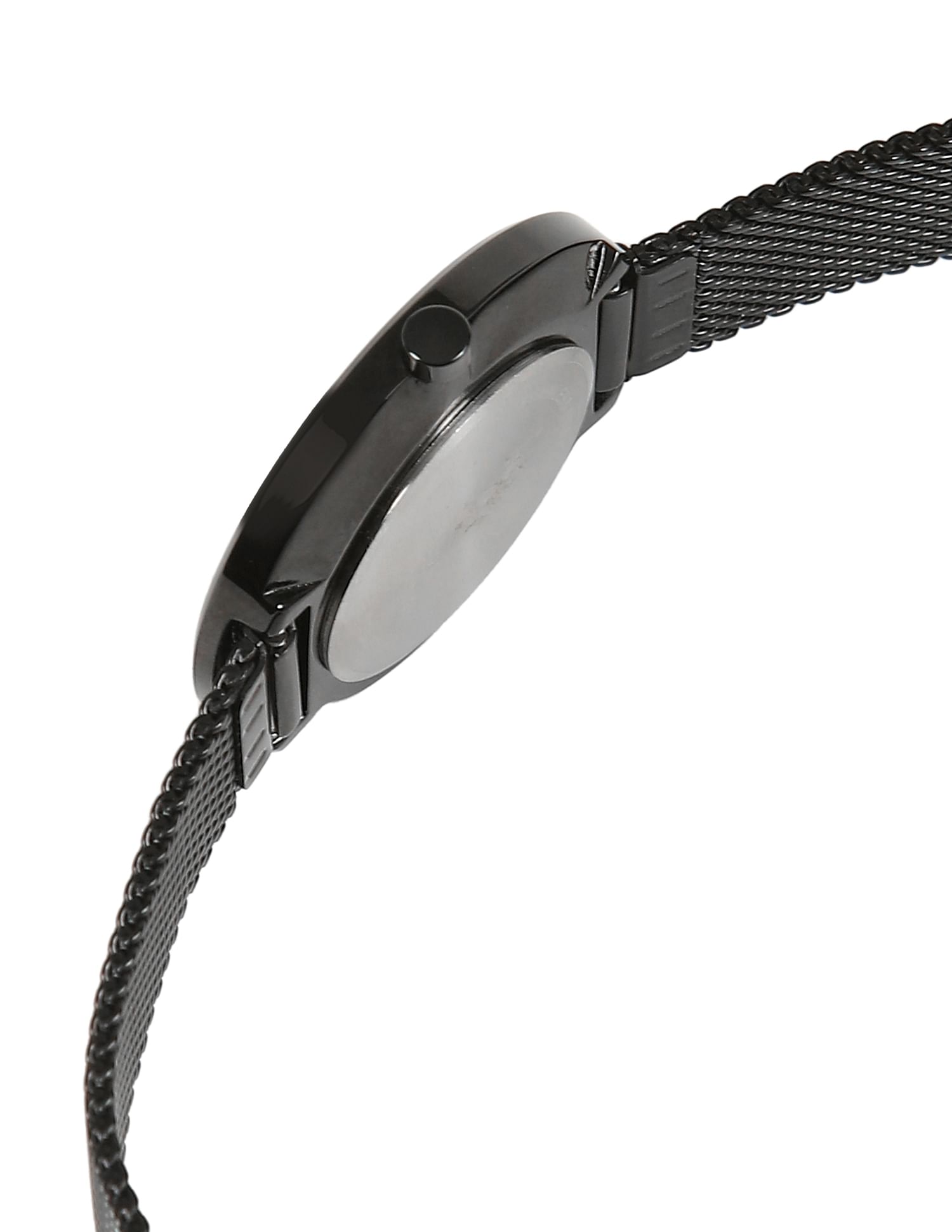 Stainless Strap Analog Watch Black - U.S. POLO ASSN. | Large