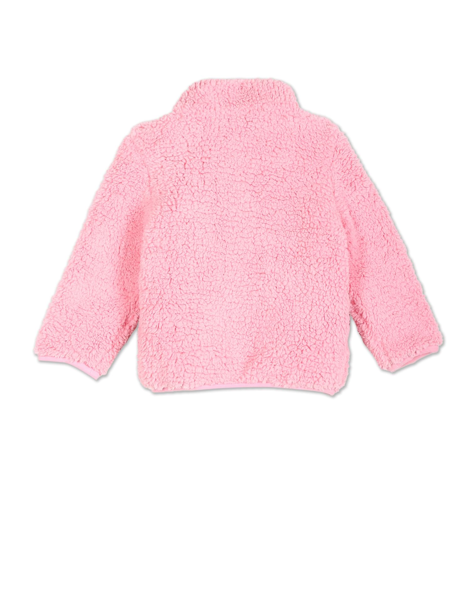 Solid Sherpa Jacket Bubblegum Pink - U.S. POLO ASSN. | Large
