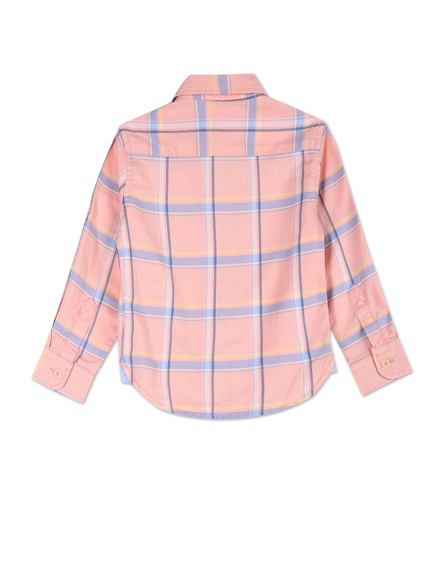 Outdoor Check Oxford Shirt Coral - U.S. Polo Assn. India | Large