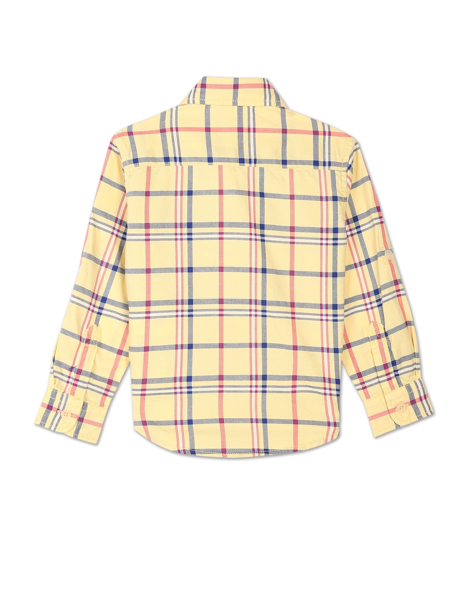 Outdoor Check Dobby Shirt Yellow - U.S. Polo Assn. India | Large