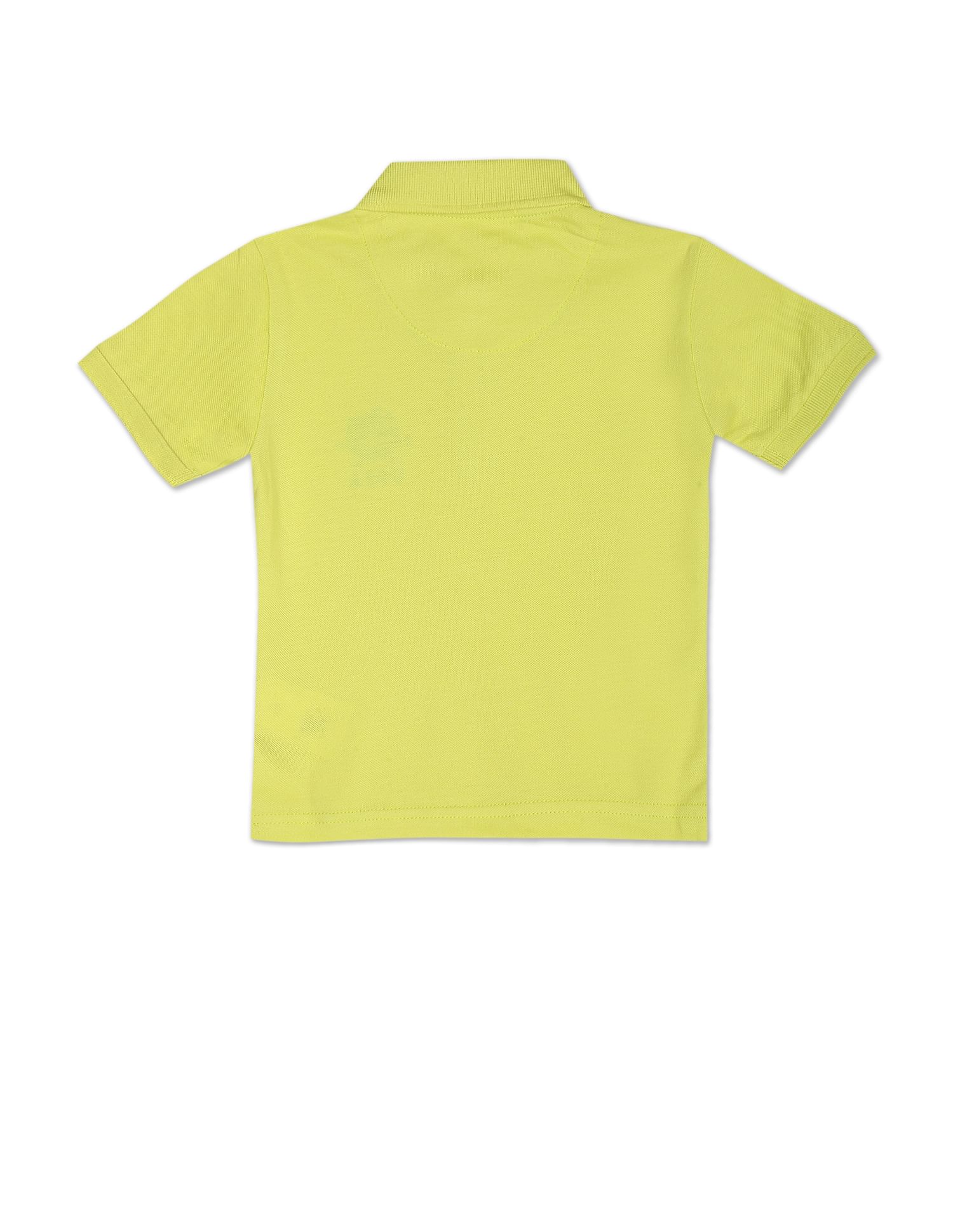 Solid Cotton Pique Polo Shirt Parrot Green - U.S. POLO ASSN. | Large