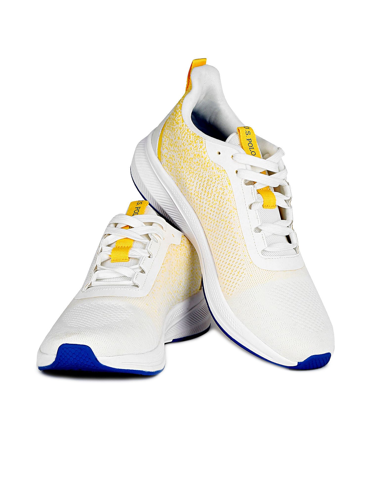 Men Ombre Lace Up Wanson 2.0 Sneakers White - U.S. Polo Assn. India | Large