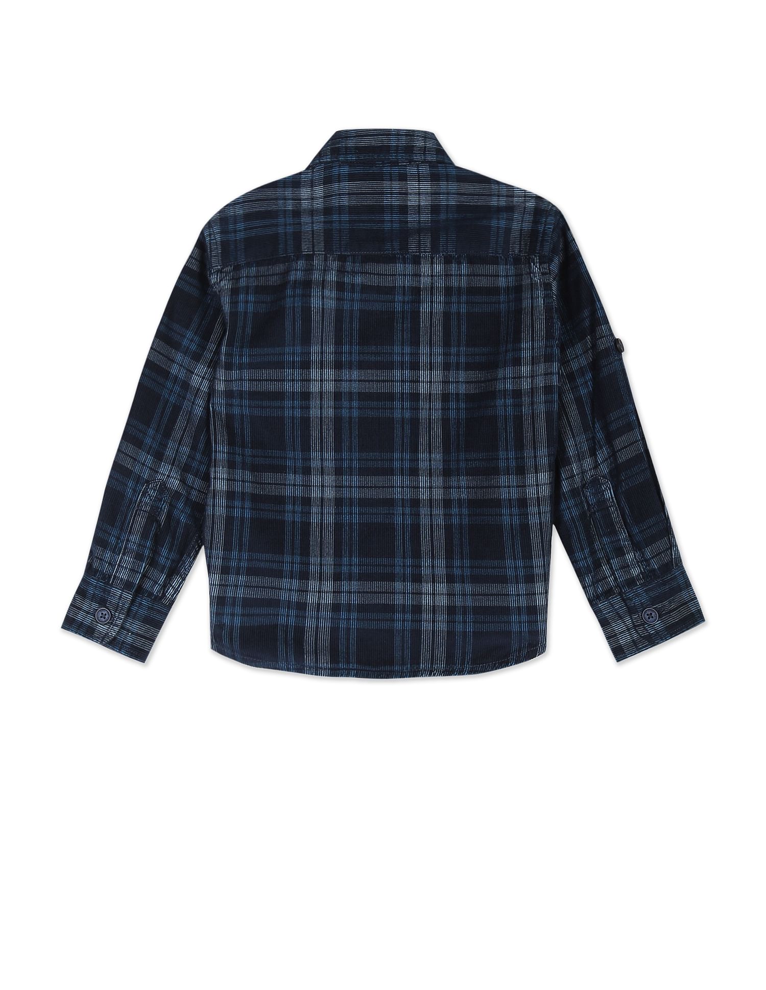 Pure Cotton Corduroy Weave Shirt Dark Blue - U.S. Polo Assn. India | Large