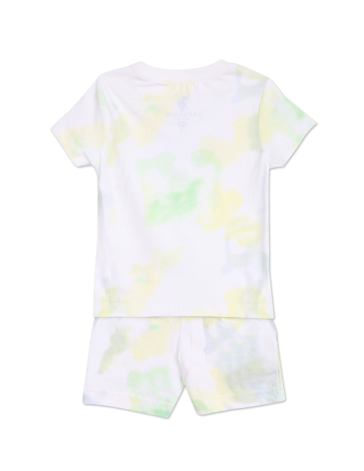 Brand Printed Cotton Set White, Yellow and Green - U.S. POLO ASSN. | Large