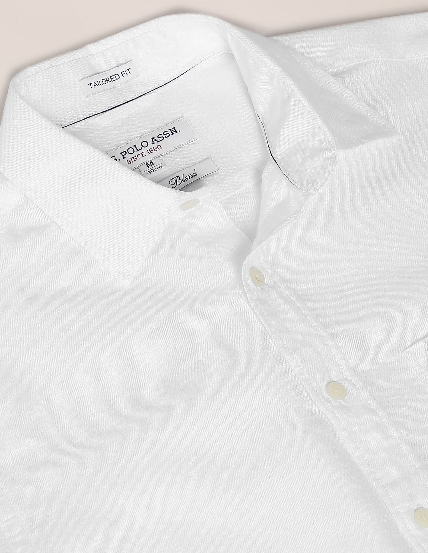 Linen Cotton Tailored Shirt – U.S. Polo Assn. India