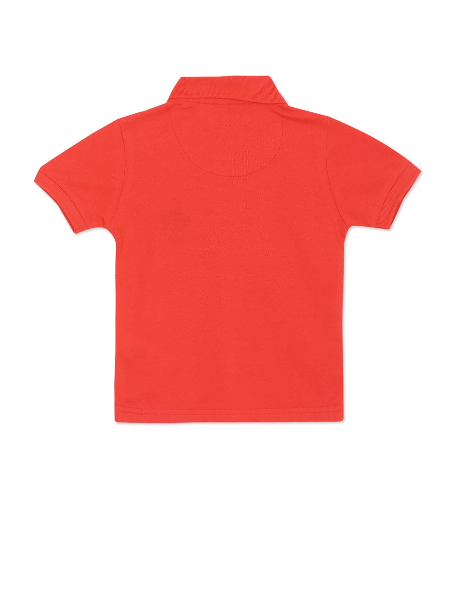 Cotton Pique Logo Polo Shirt Red - U.S. POLO ASSN. | Large