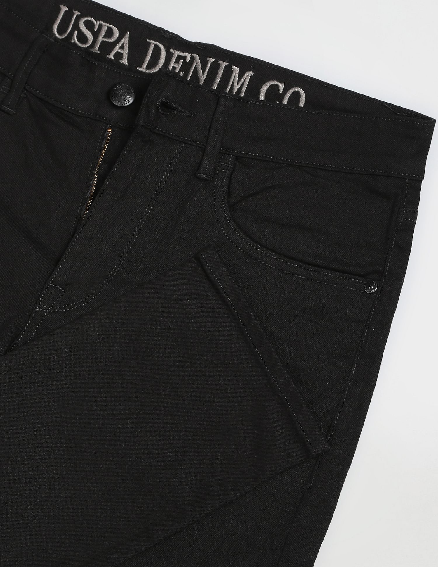 Brandon Slim Tapered Authentic Jeans Black - U.S. POLO ASSN. | Large