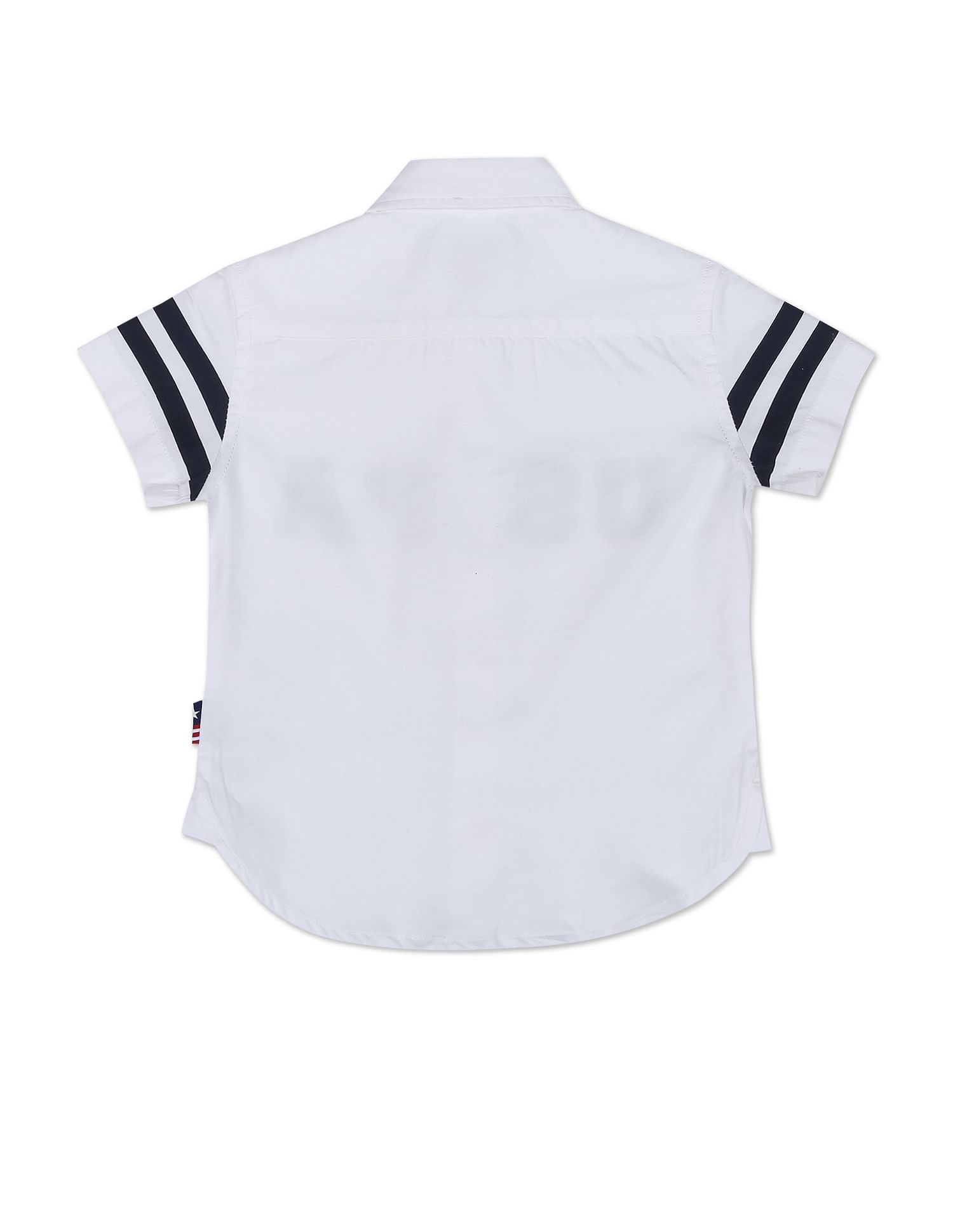 Iconic Brand Print Shirt White - U.S. POLO ASSN. | Large