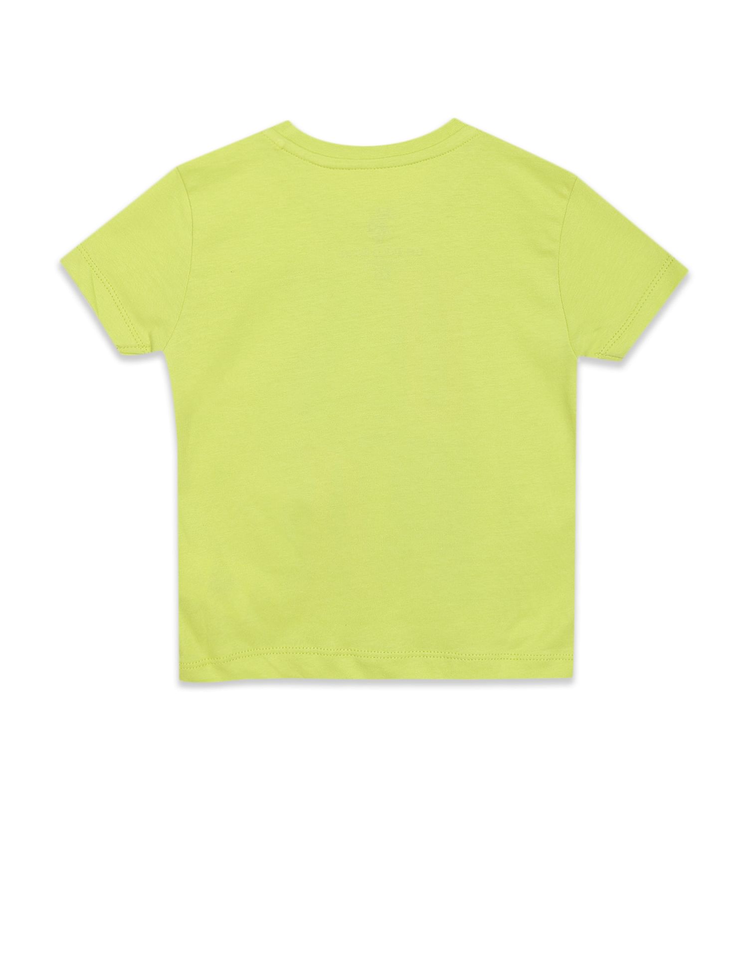 Brand Print Pure Cotton T-Shirt Lime Green - U.S. POLO ASSN. | Large