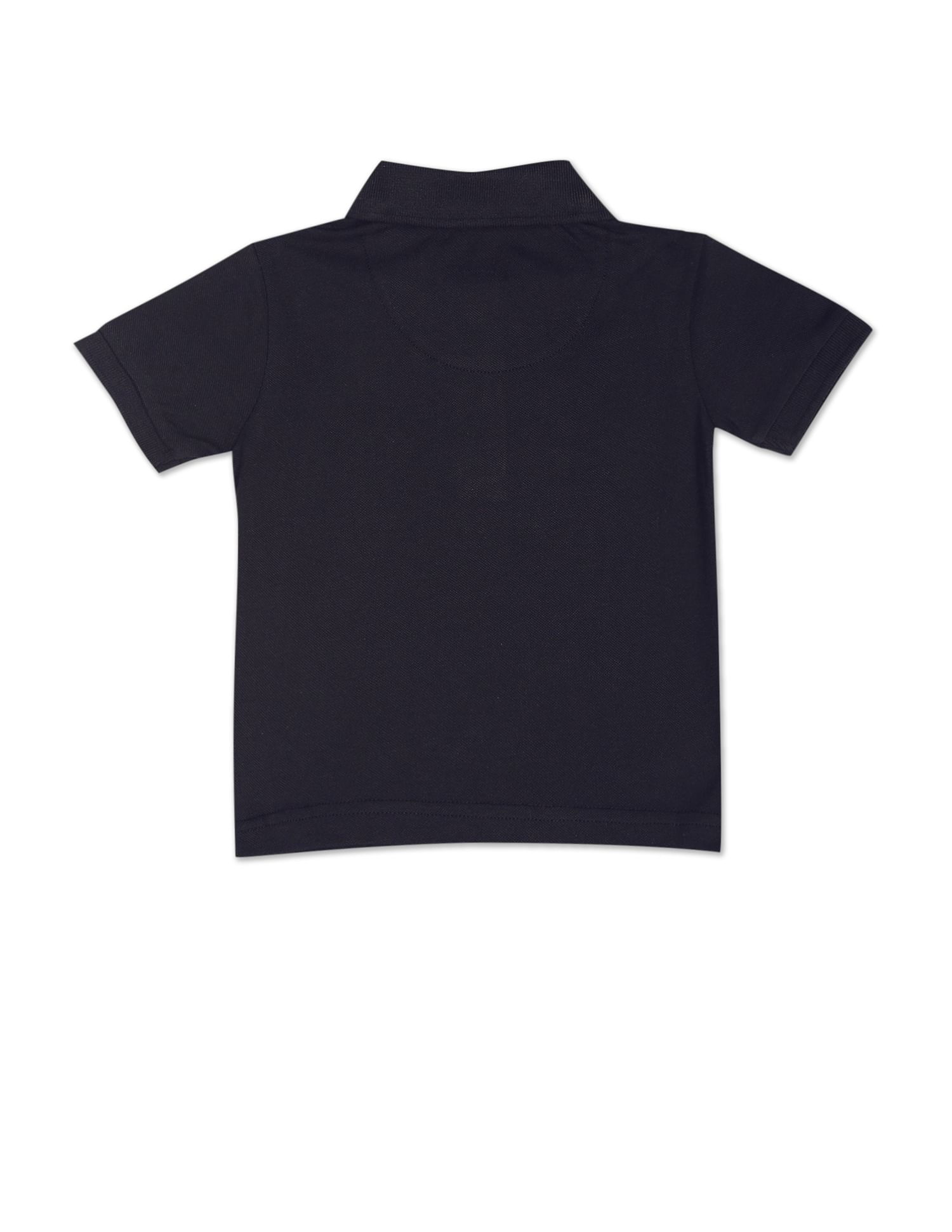 Solid Cotton Pique Polo Shirt Navy - U.S. POLO ASSN. | Large