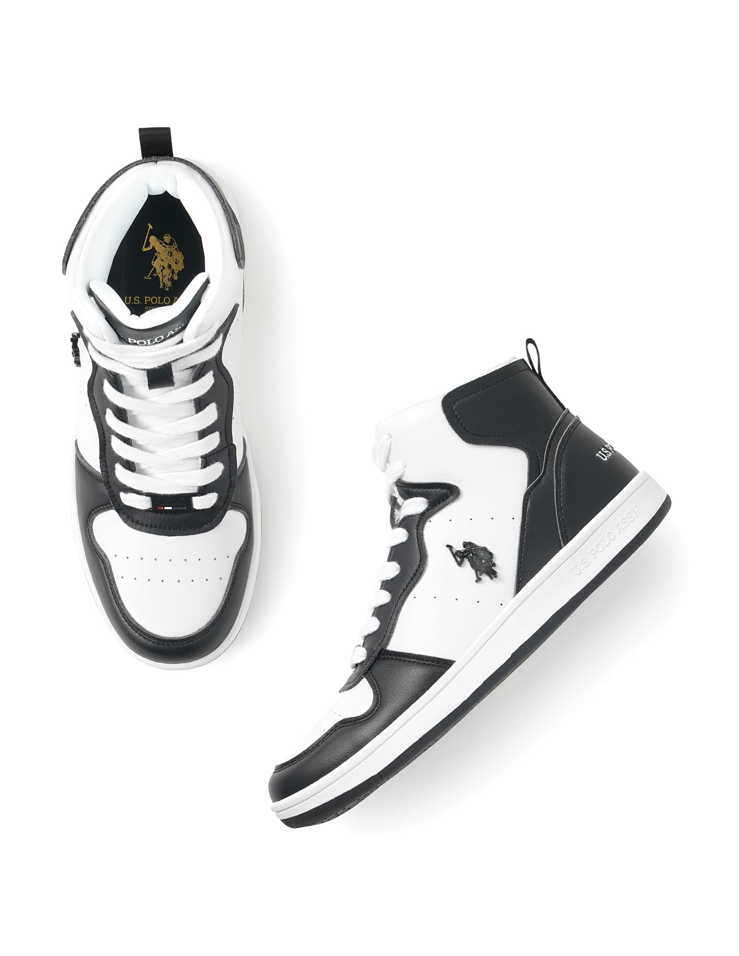 Women Colour Block Rowan Sneakers Black - U.S. POLO ASSN. | Large