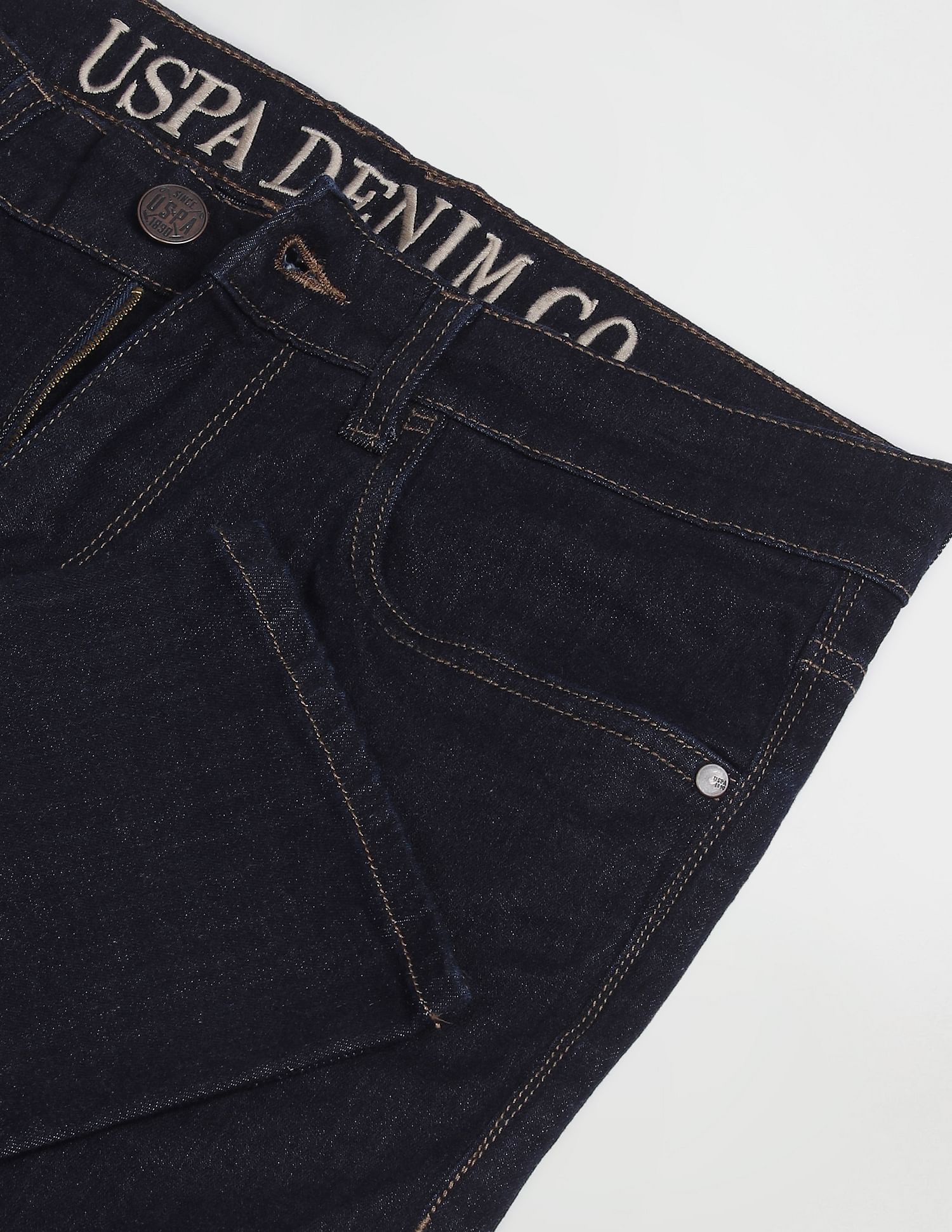 Slim Fit Rinsed Jeans Blue - U.S. POLO ASSN. | Large