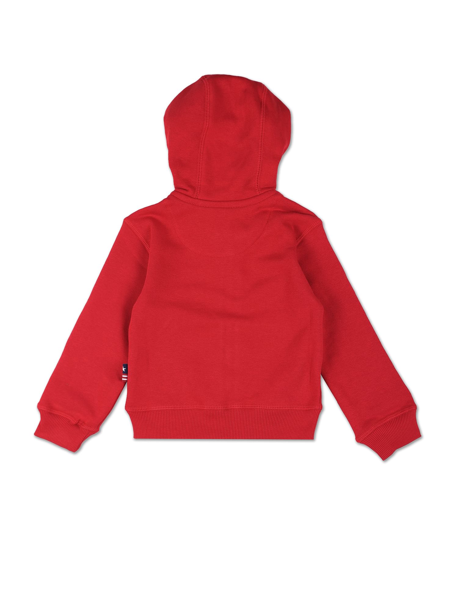 Brand Applique Hooded Sweatshirt Red - U.S. POLO ASSN. | Large