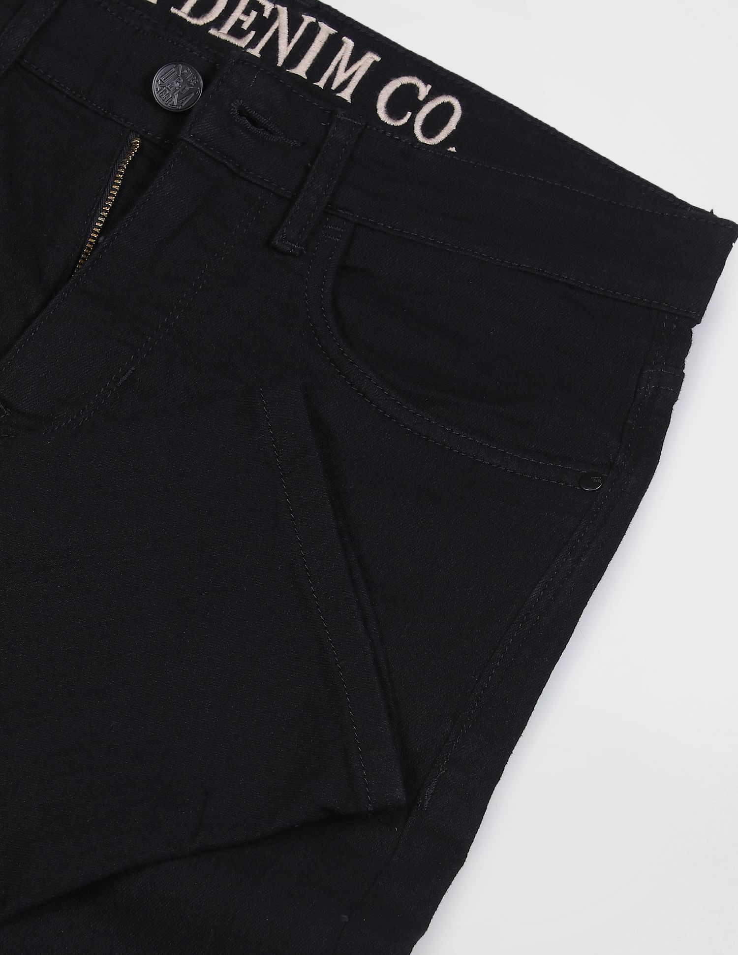 Regallo Skinny Fit Clean Look Jeans Black - U.S. POLO ASSN. | Large