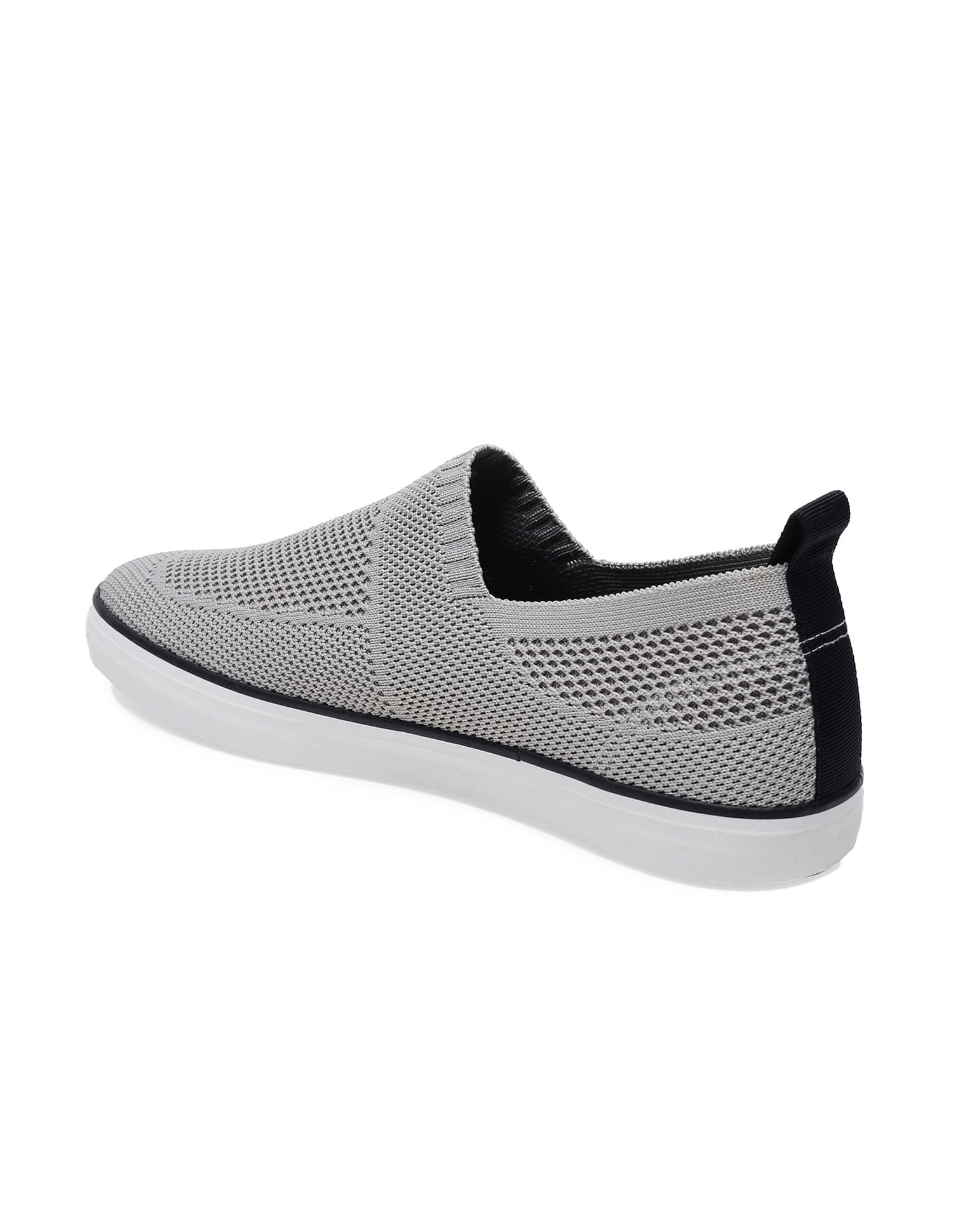 Men Knit Octavia 2.0 Slip On Shoes Grey - U.S. Polo Assn. India | Large