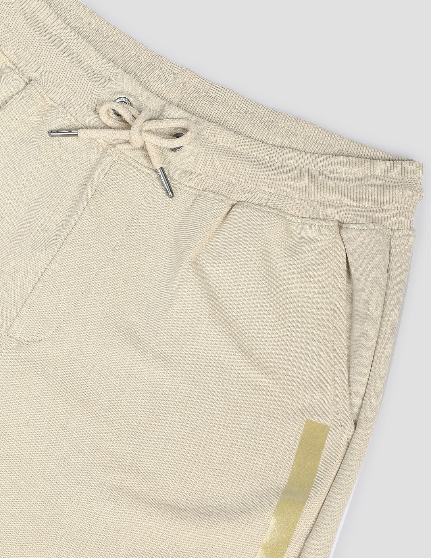 Gel Print Training Shorts Beige - U.S. POLO ASSN. | Large