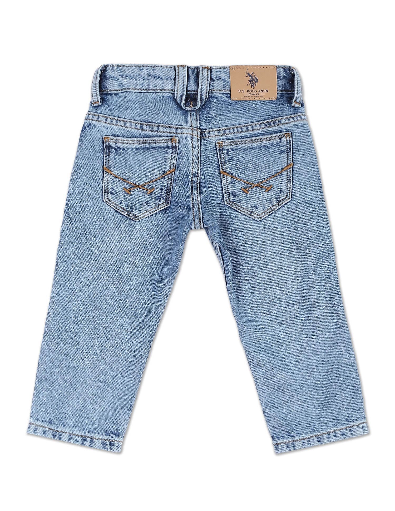 Acid Wash Authentic 1890 Jeans Ice Blue - U.S. POLO ASSN. | Large