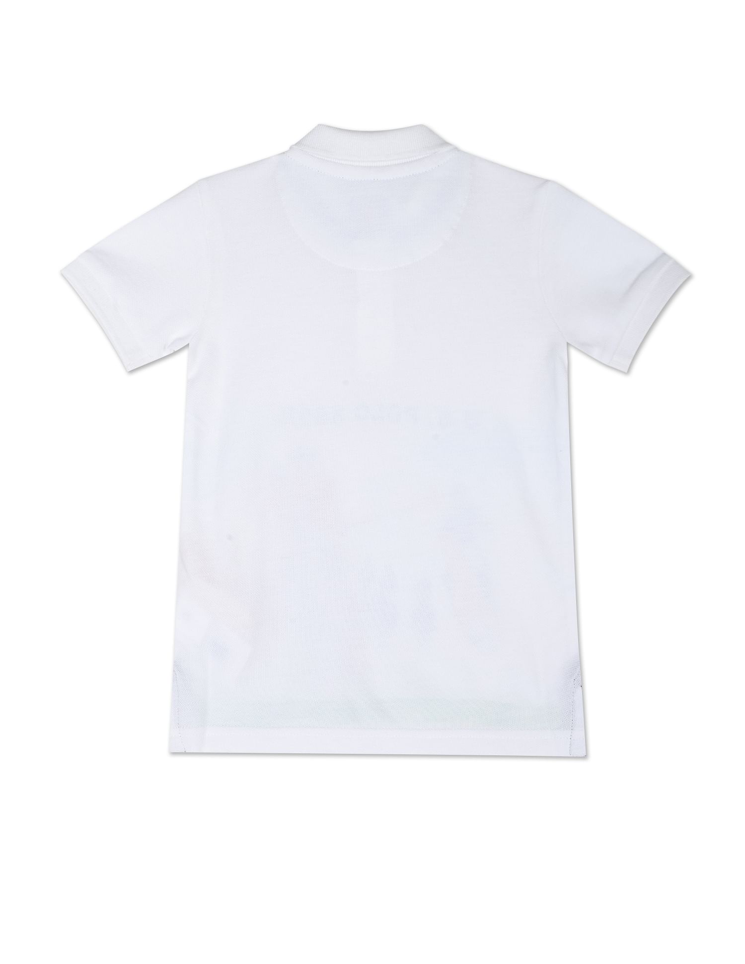 Graphic Print Pique Polo Shirt White - U.S. POLO ASSN. | Large