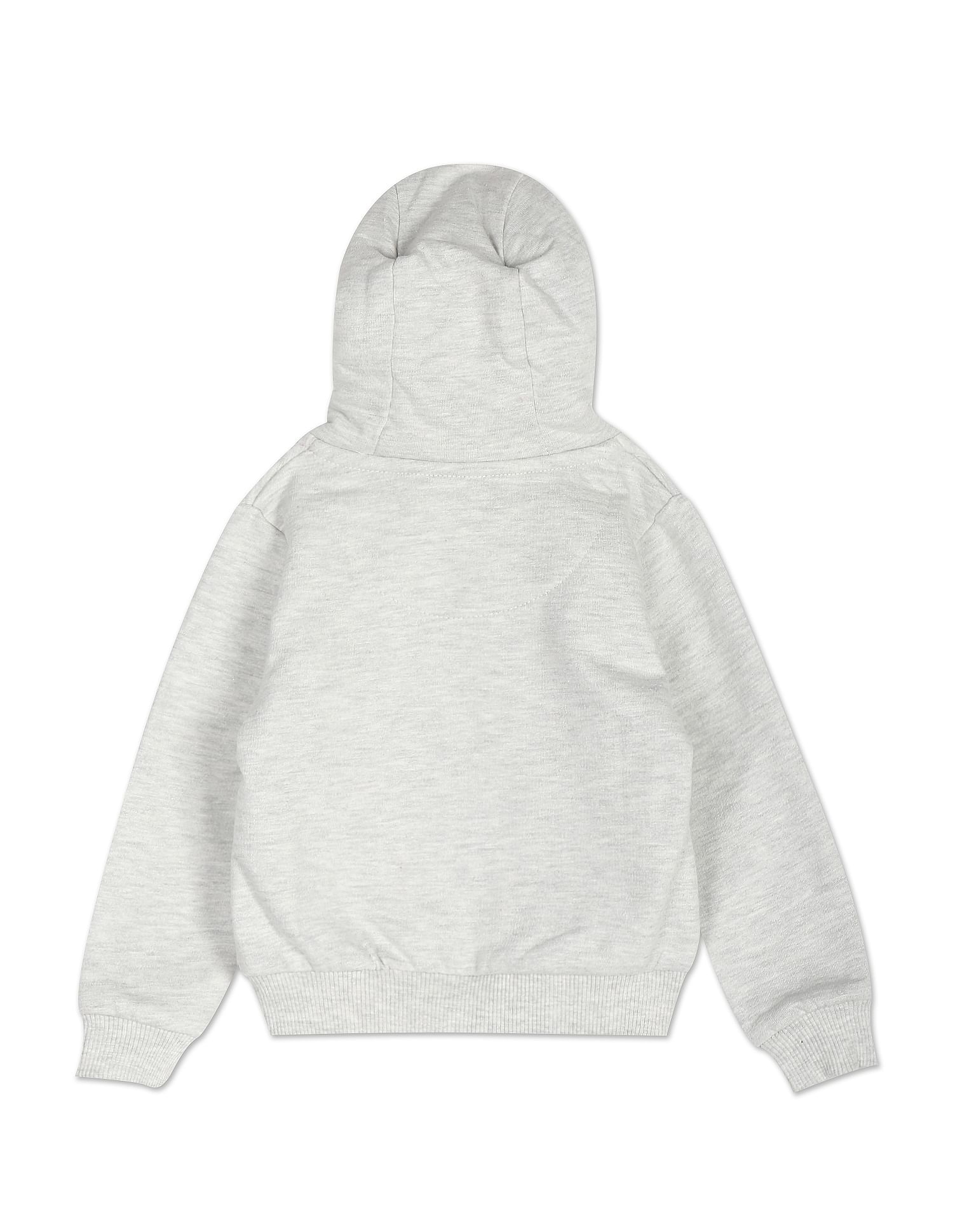 Heathered Hooded Sweatshirt Grey - U.S. Polo Assn. India | Large