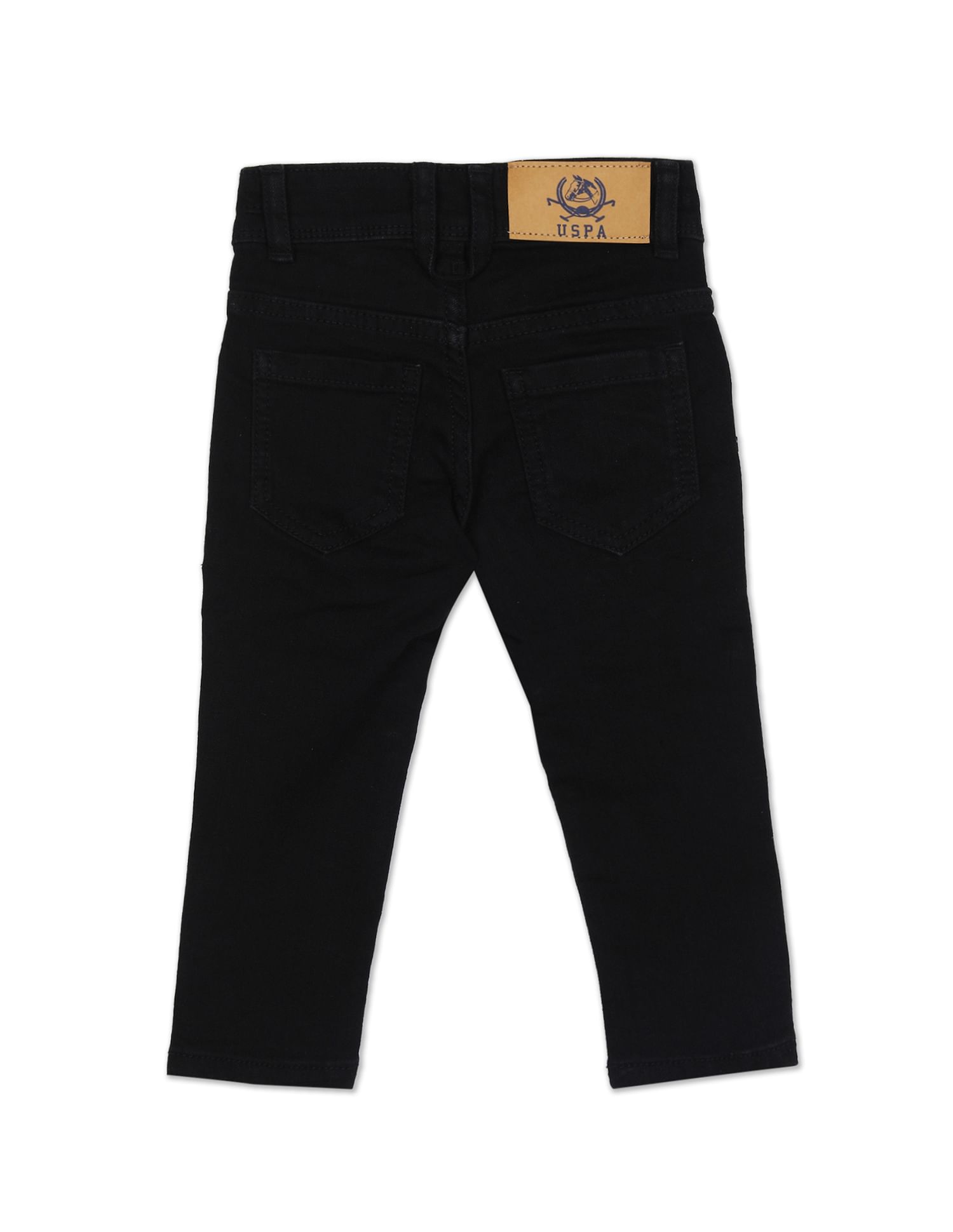 Skinny Fit Mid Rise Jeans Black - U.S. POLO ASSN. | Large