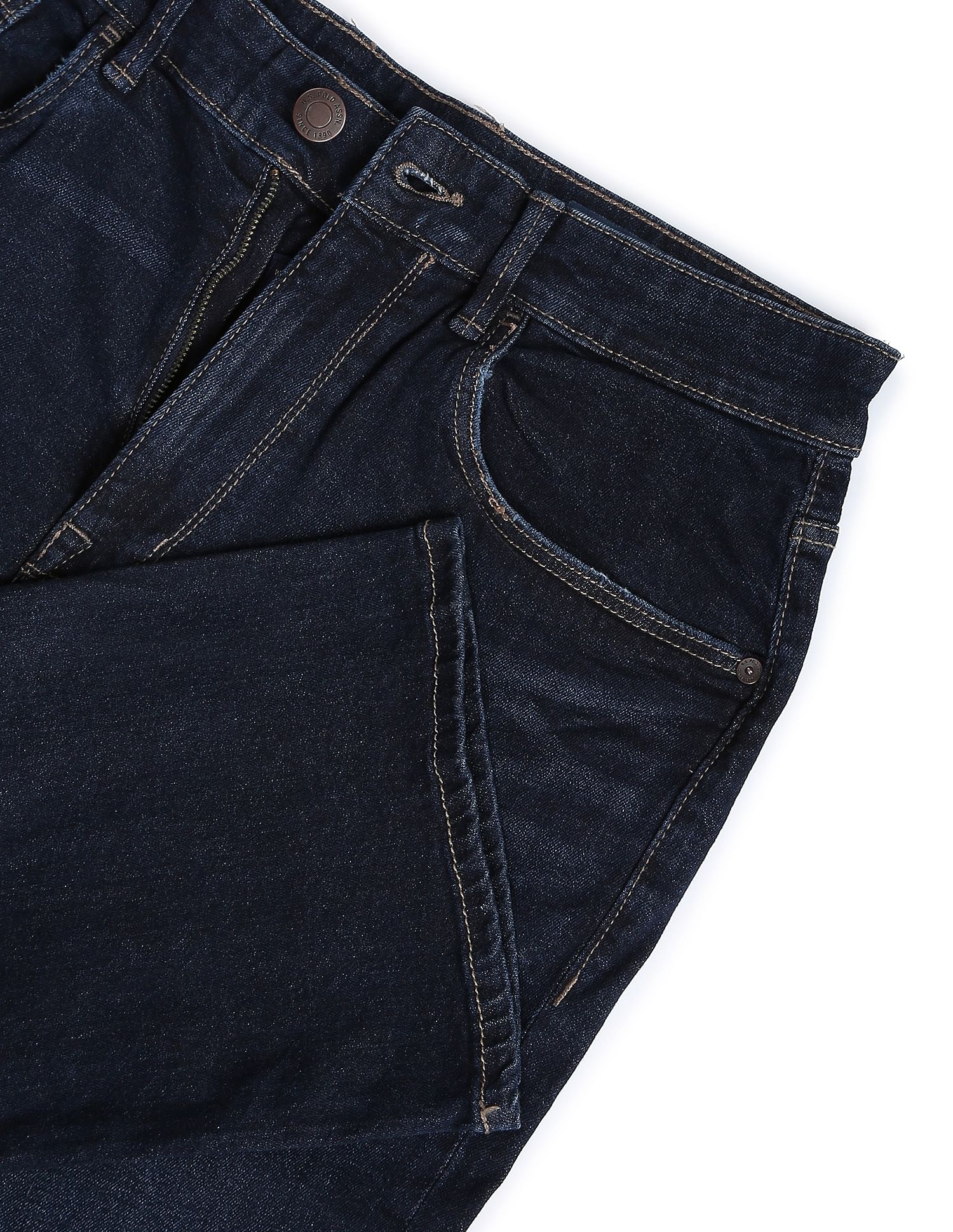 Stone Wash Connor Bootcut Fit Jeans Dark Blue - U.S. Polo Assn. India | Large