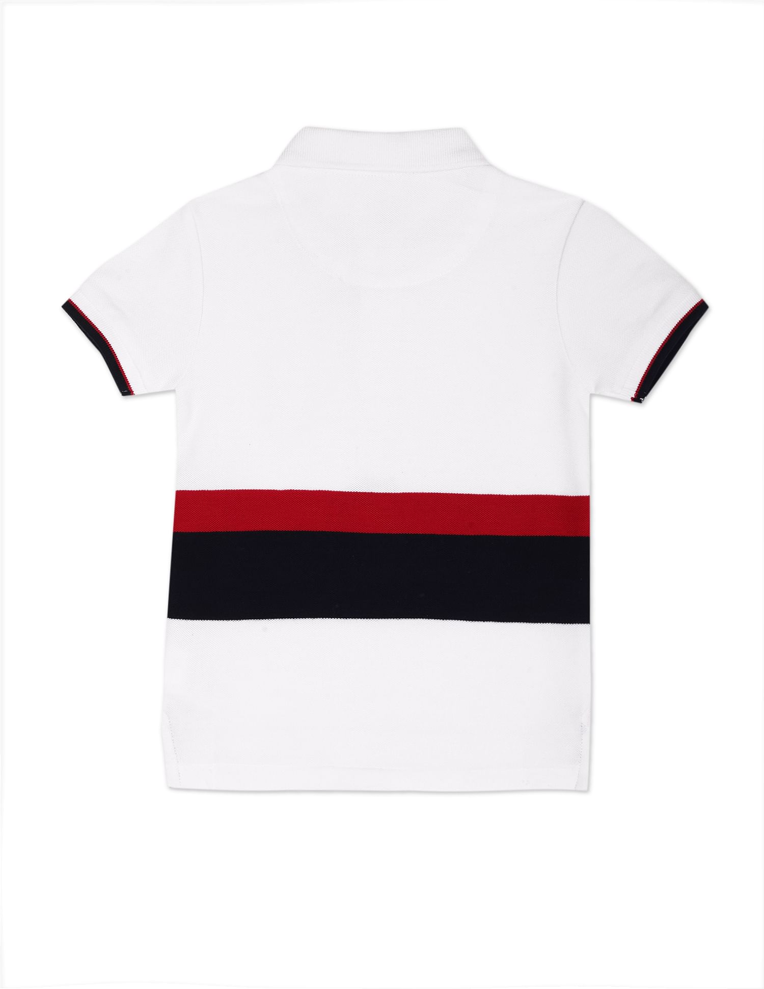 Iconic Embroidered Branding Polo Shirt White - U.S. POLO ASSN. | Large