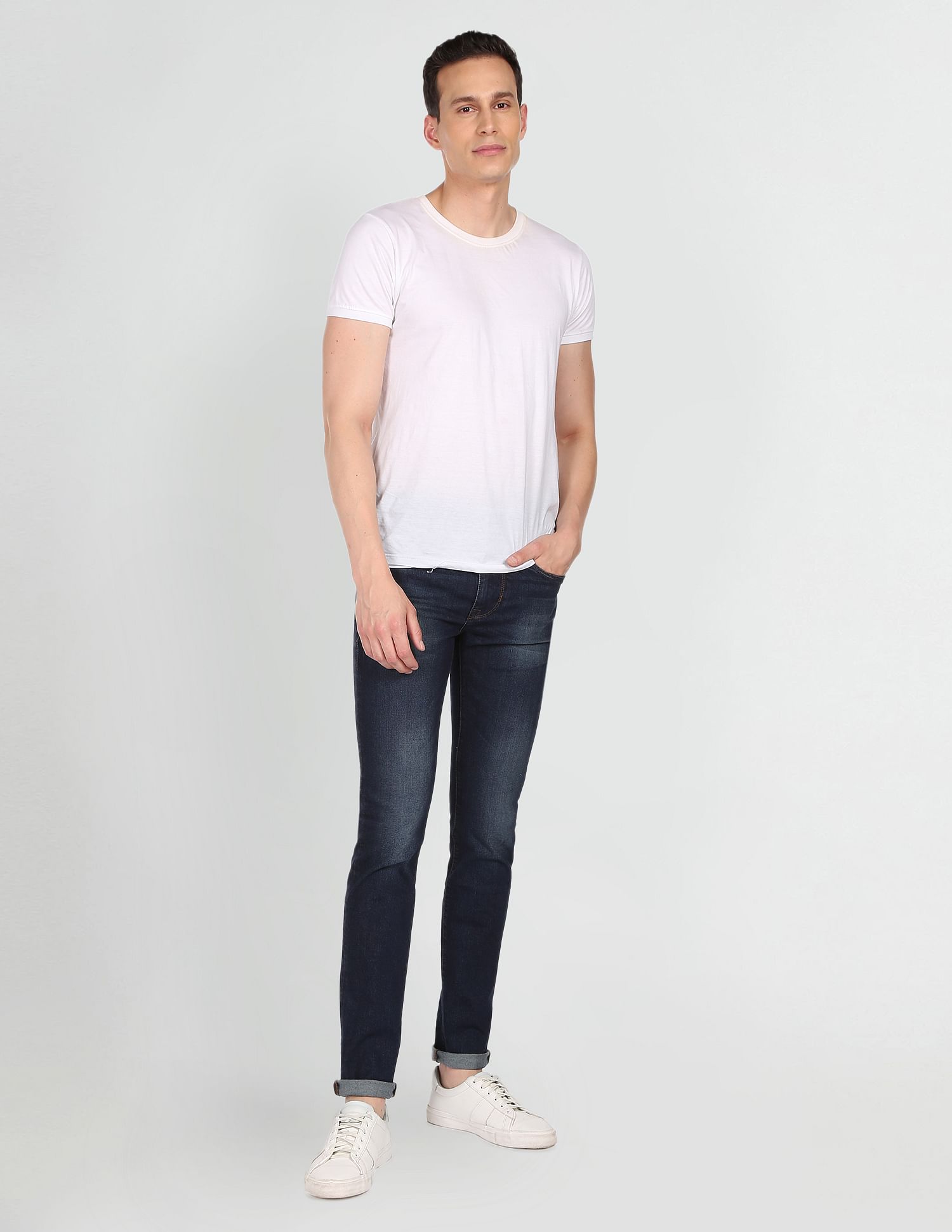 Mid Rise Regallo Skinny Fit Jeans Blue - U.S. Polo Assn. India | Large