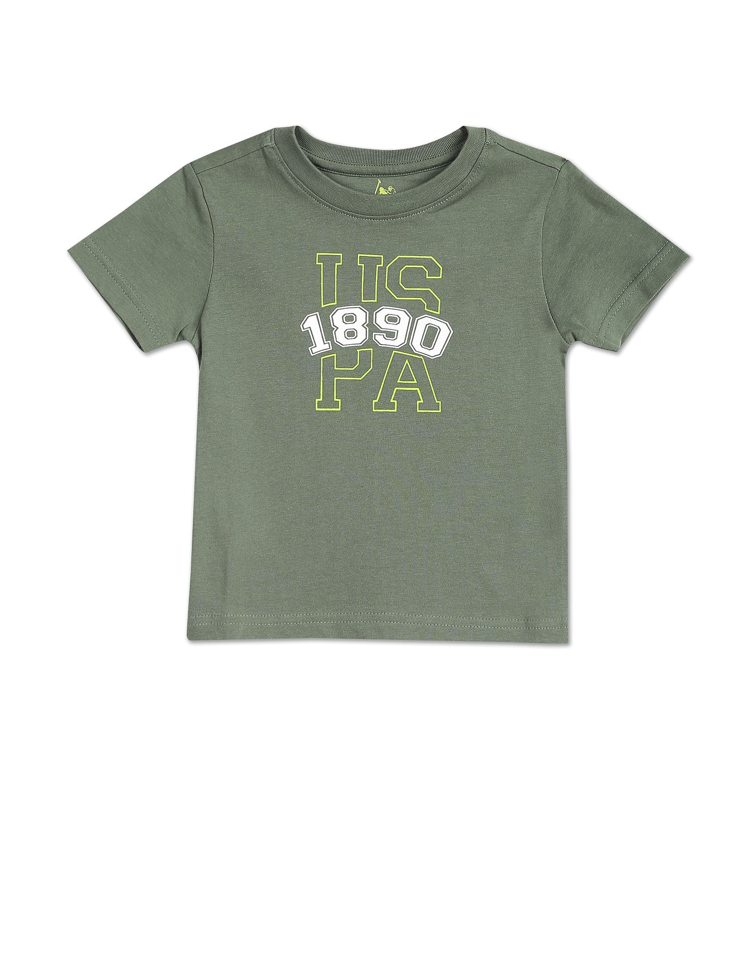 Brand Print Cotton Set Olive - U.S. POLO ASSN. | Large