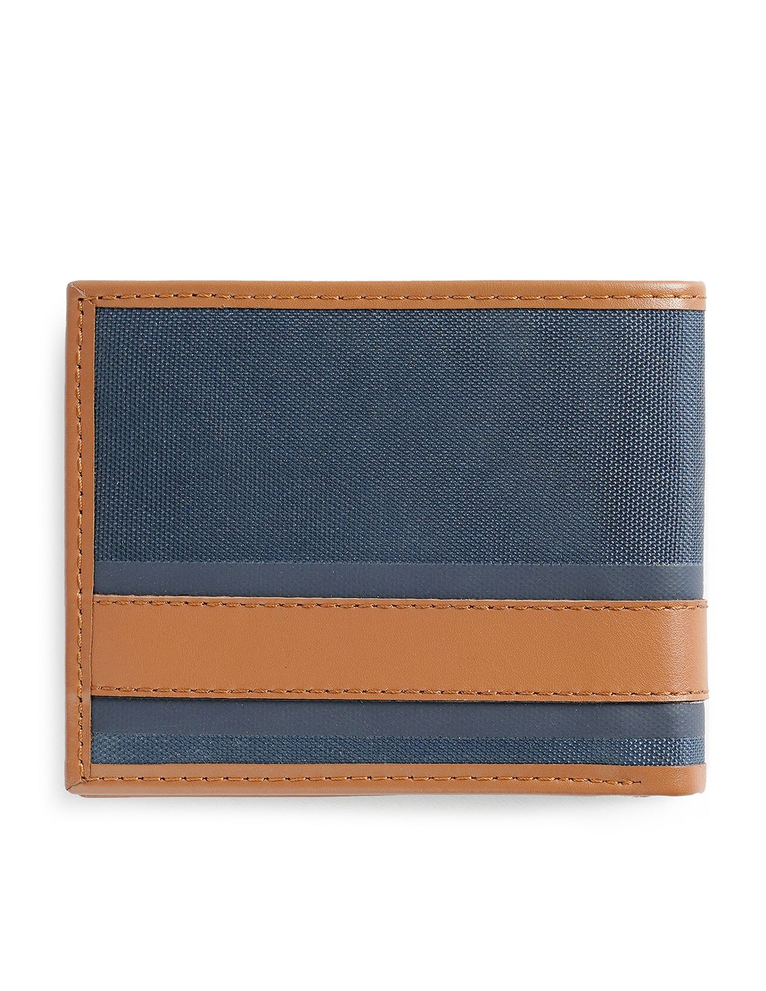 Bi-Fold Panel Solid Wallet Navy - U.S. POLO ASSN. | Large