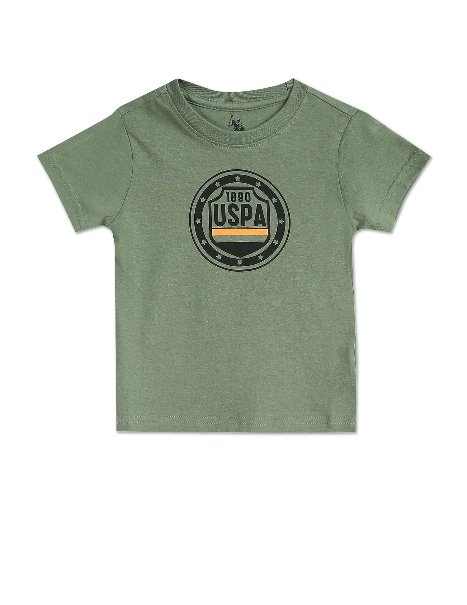 Brand Print Cotton Set Olive - U.S. POLO ASSN. | Large