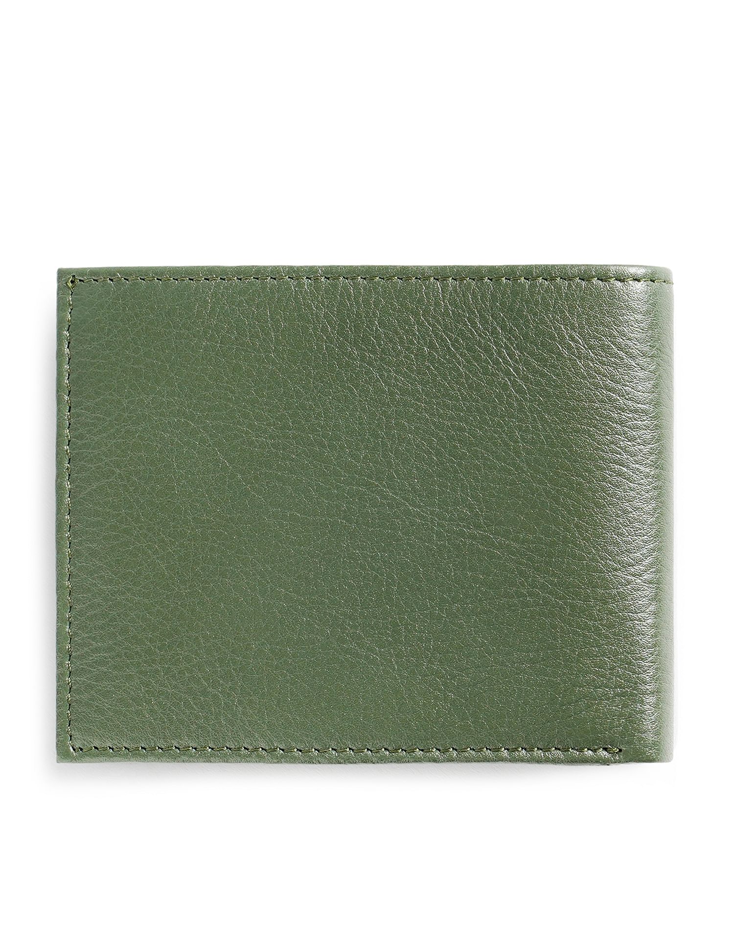 Bi-Fold Solid Wallet Olive - U.S. POLO ASSN. | Large
