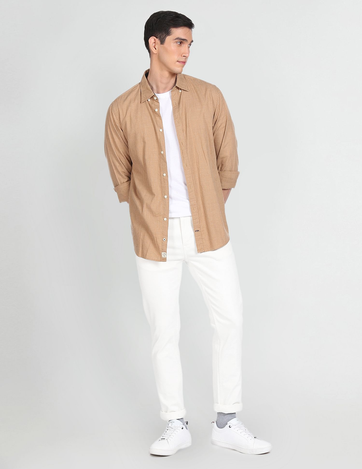 Clean Look Regallo Skinny Fit Jeans White - U.S. POLO ASSN. | Large