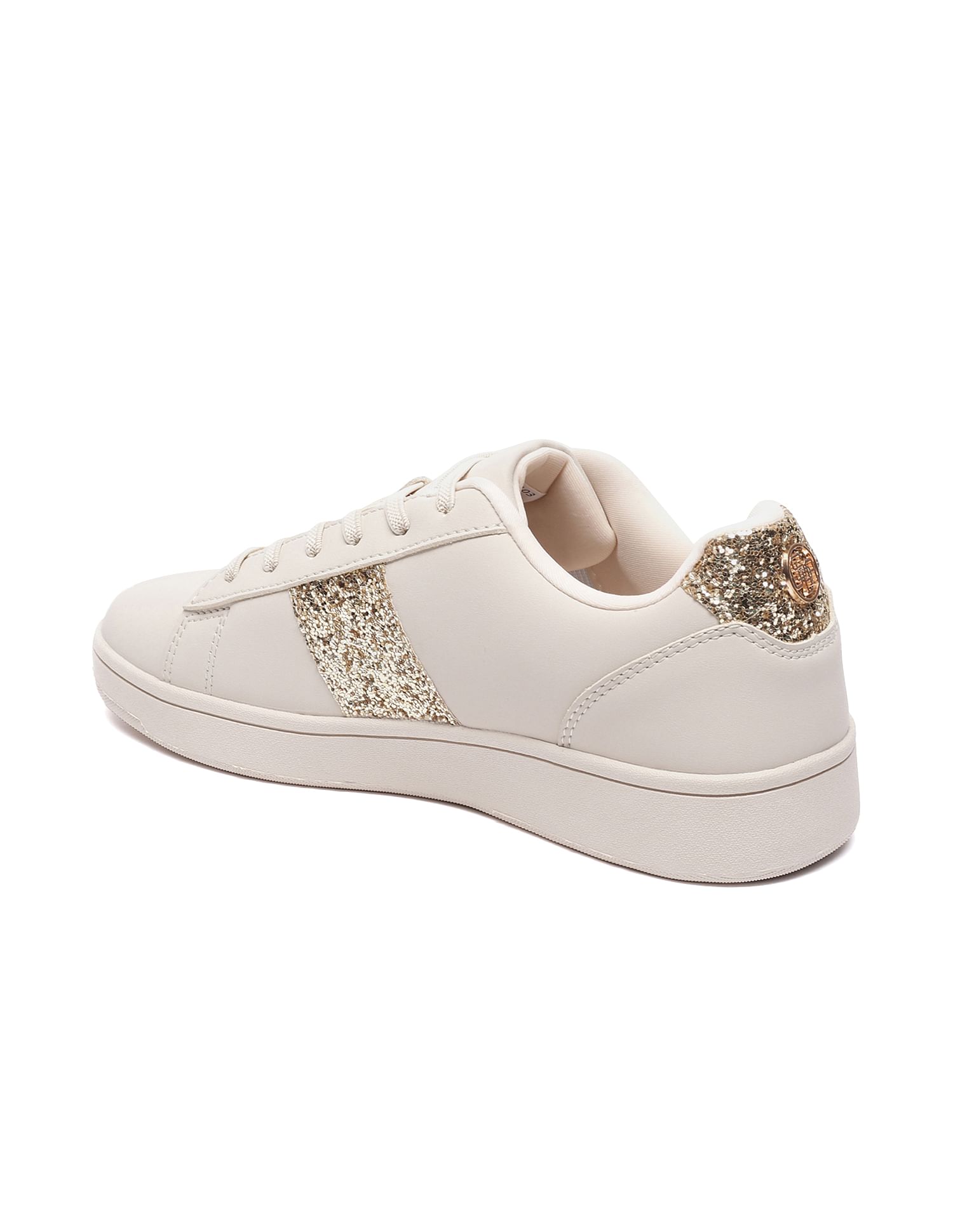 Women Embellished Kate Sneakers Beige - U.S. POLO ASSN. | Large